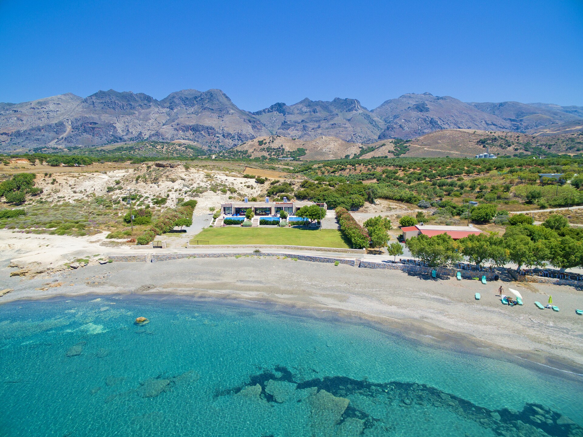 Villa Mary Beach 1: Direct aan zee bij Frangocastello, Kreta - foto 34