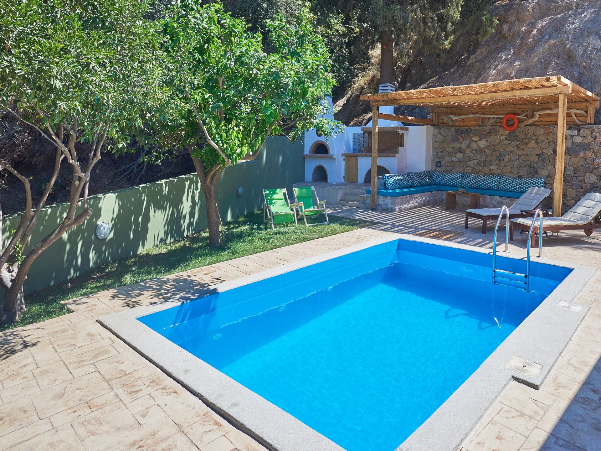Zonnige villa met privézwembad bij Korakas-strand, Rodakino - foto 4