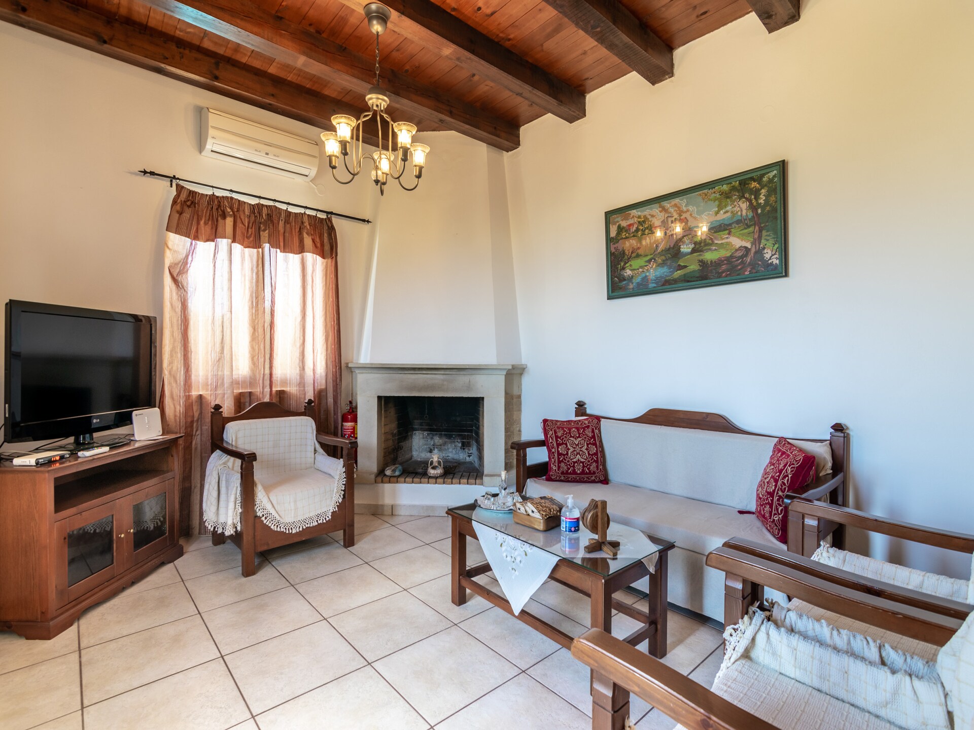 Ruime villa Marni met privézwembad en uitzicht op de bergen bij Rethymno - foto 9