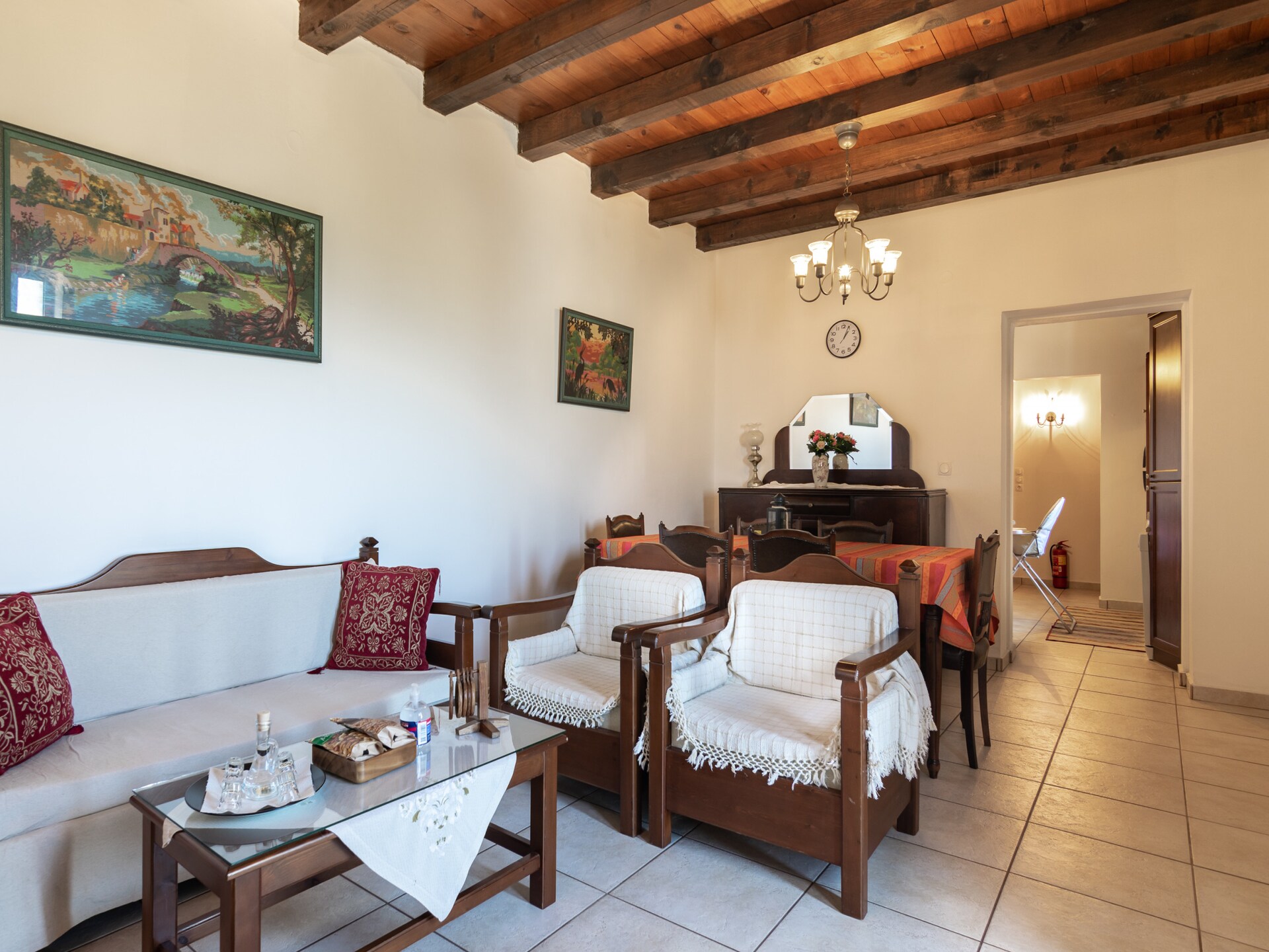 Ruime villa Marni met privézwembad en uitzicht op de bergen bij Rethymno - foto 3