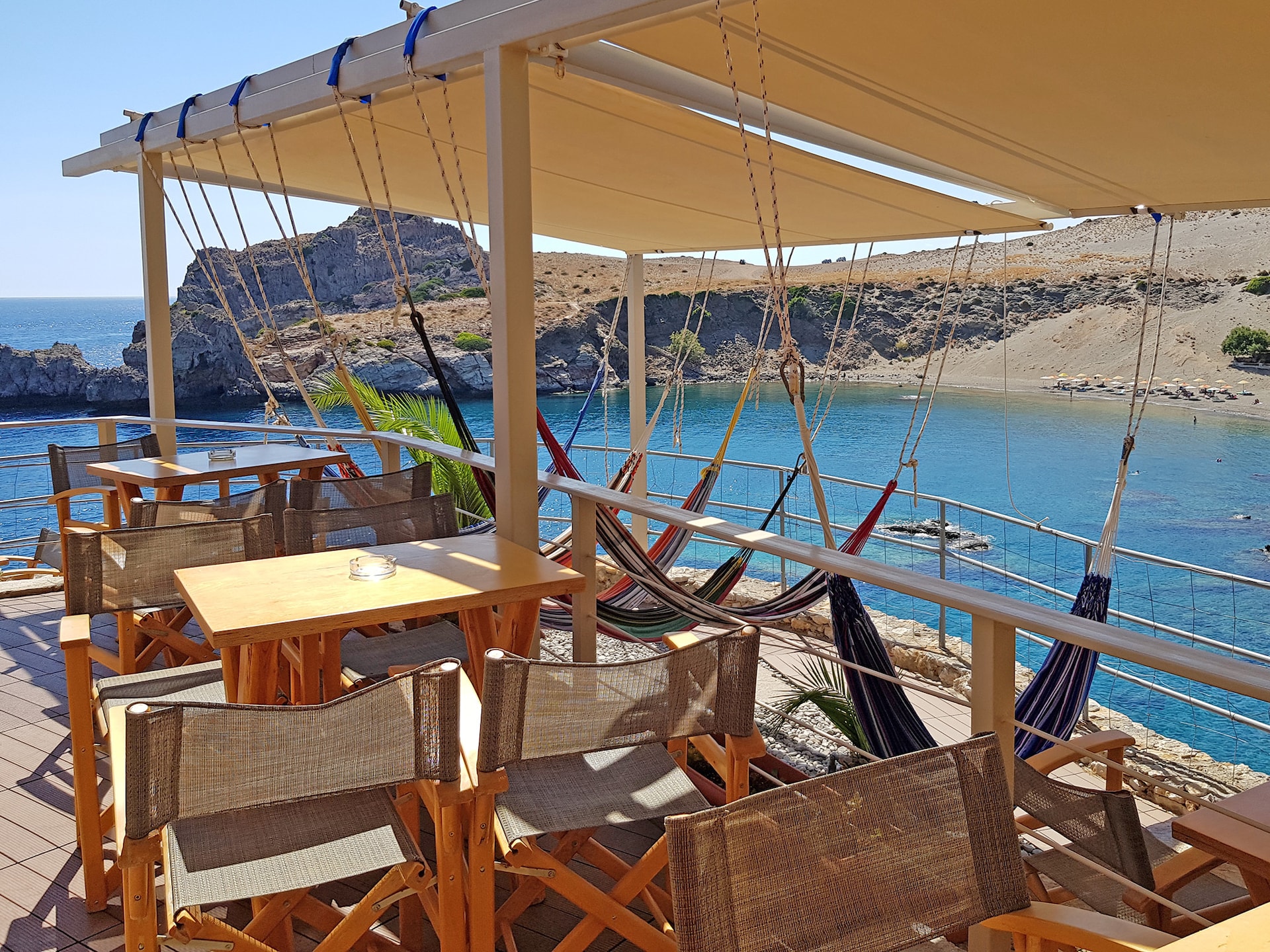 3-persoons villa met privézwembad direct aan het strand in Rethymno · 3 pers. - foto 19