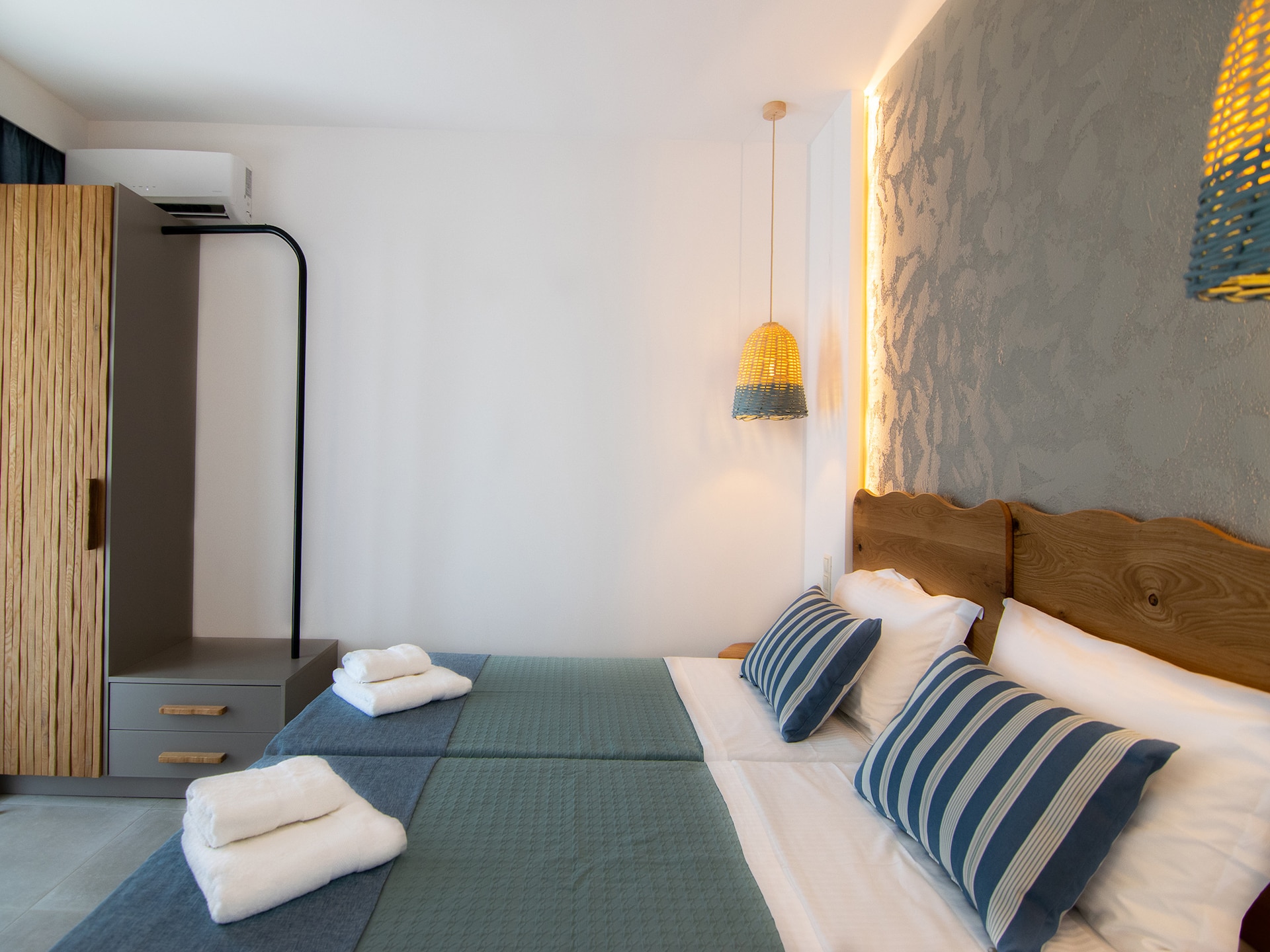 3-persoons villa met privézwembad direct aan het strand in Rethymno - foto 14