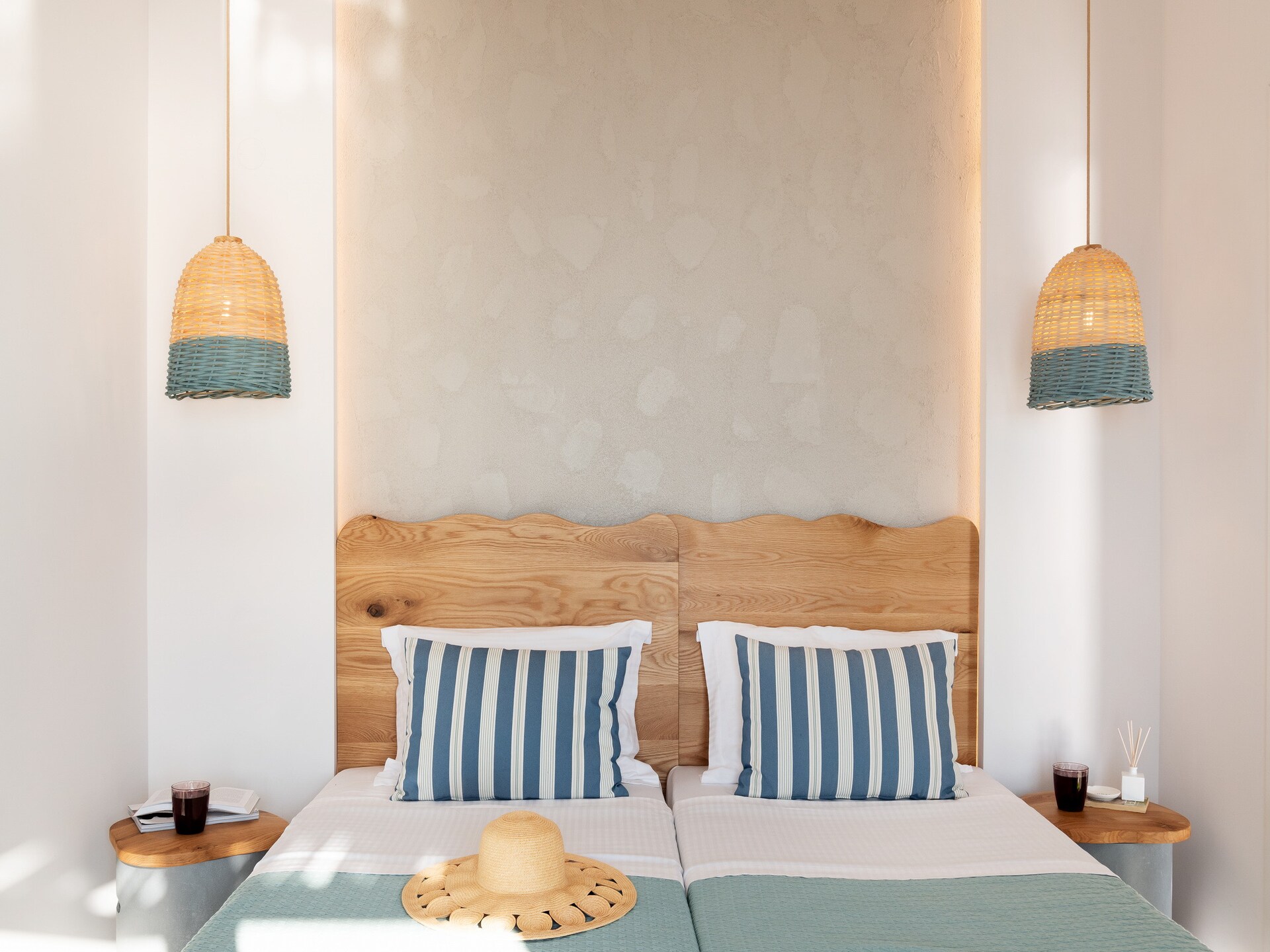 3-persoons villa met privézwembad direct aan het strand in Rethymno - foto 12