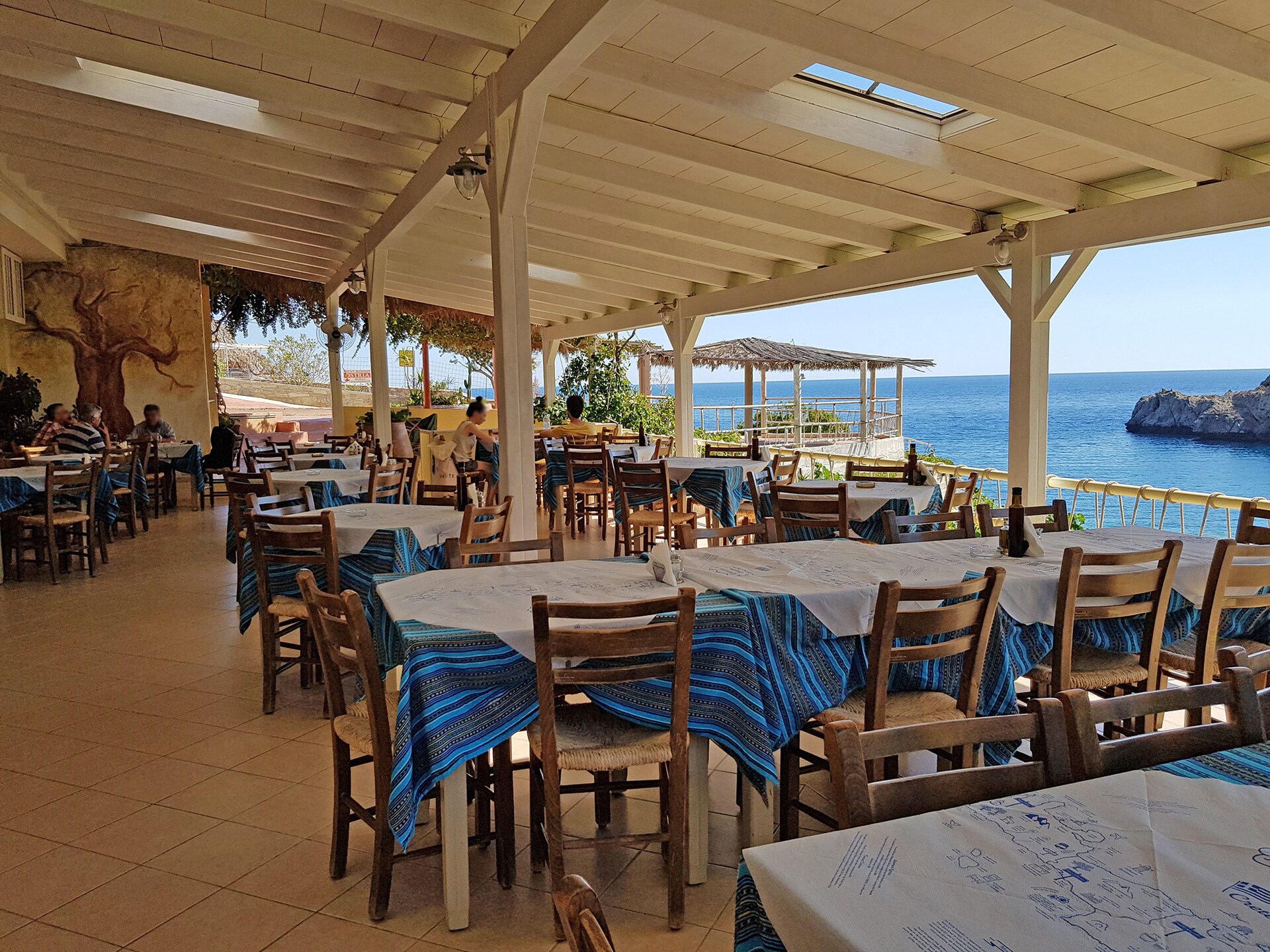 3-persoons villa met privézwembad direct aan het strand in Rethymno - foto 20