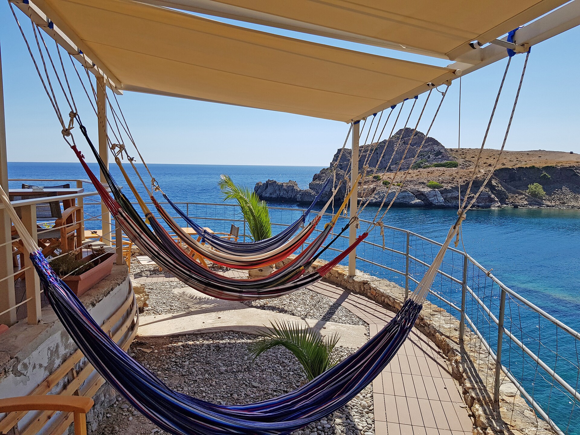 3-persoons villa met privézwembad direct aan het strand in Rethymno - foto 5