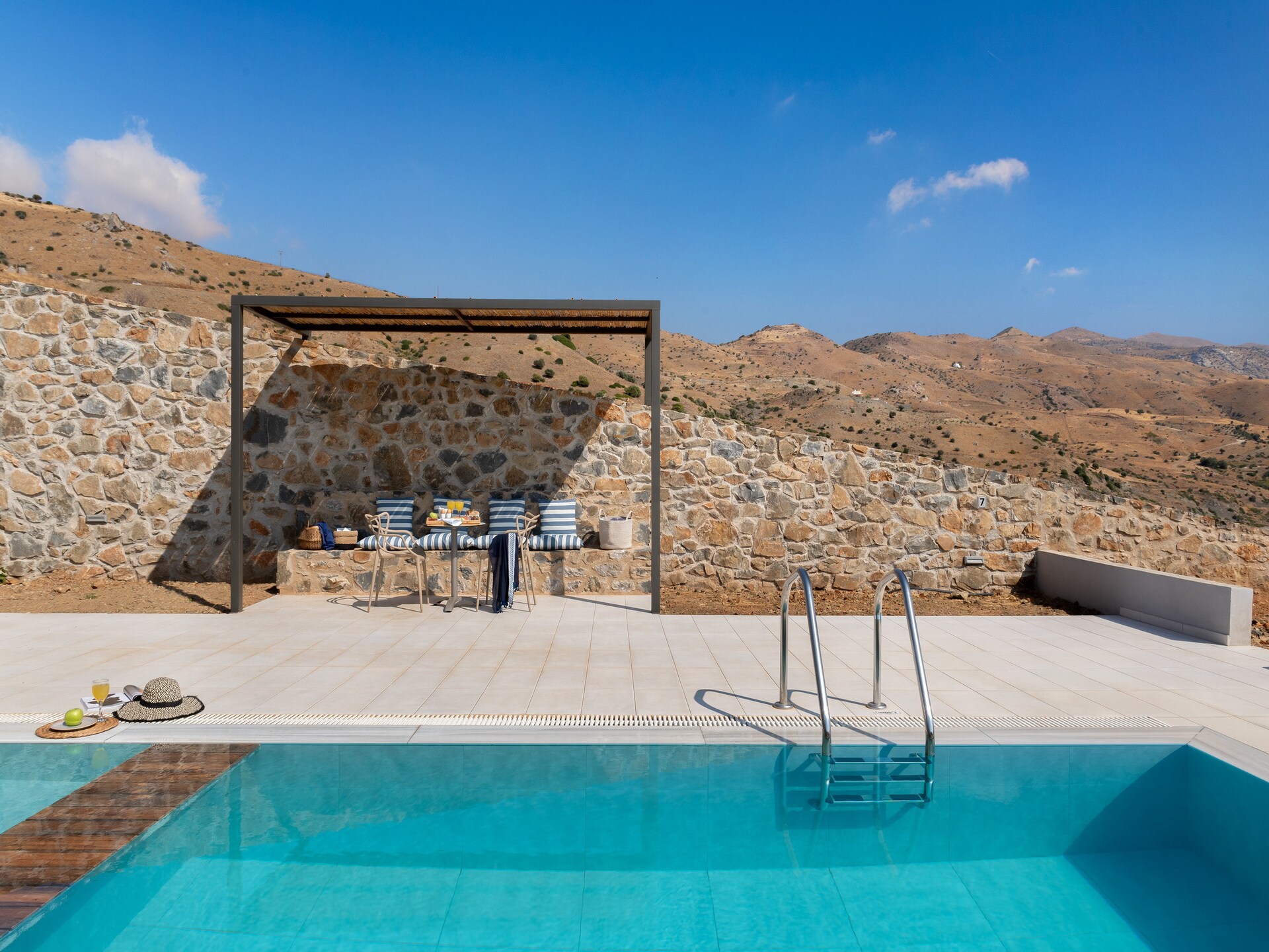 Moderne villa met privézwembad op 250 meter van Agios Pavlos strand - foto 11