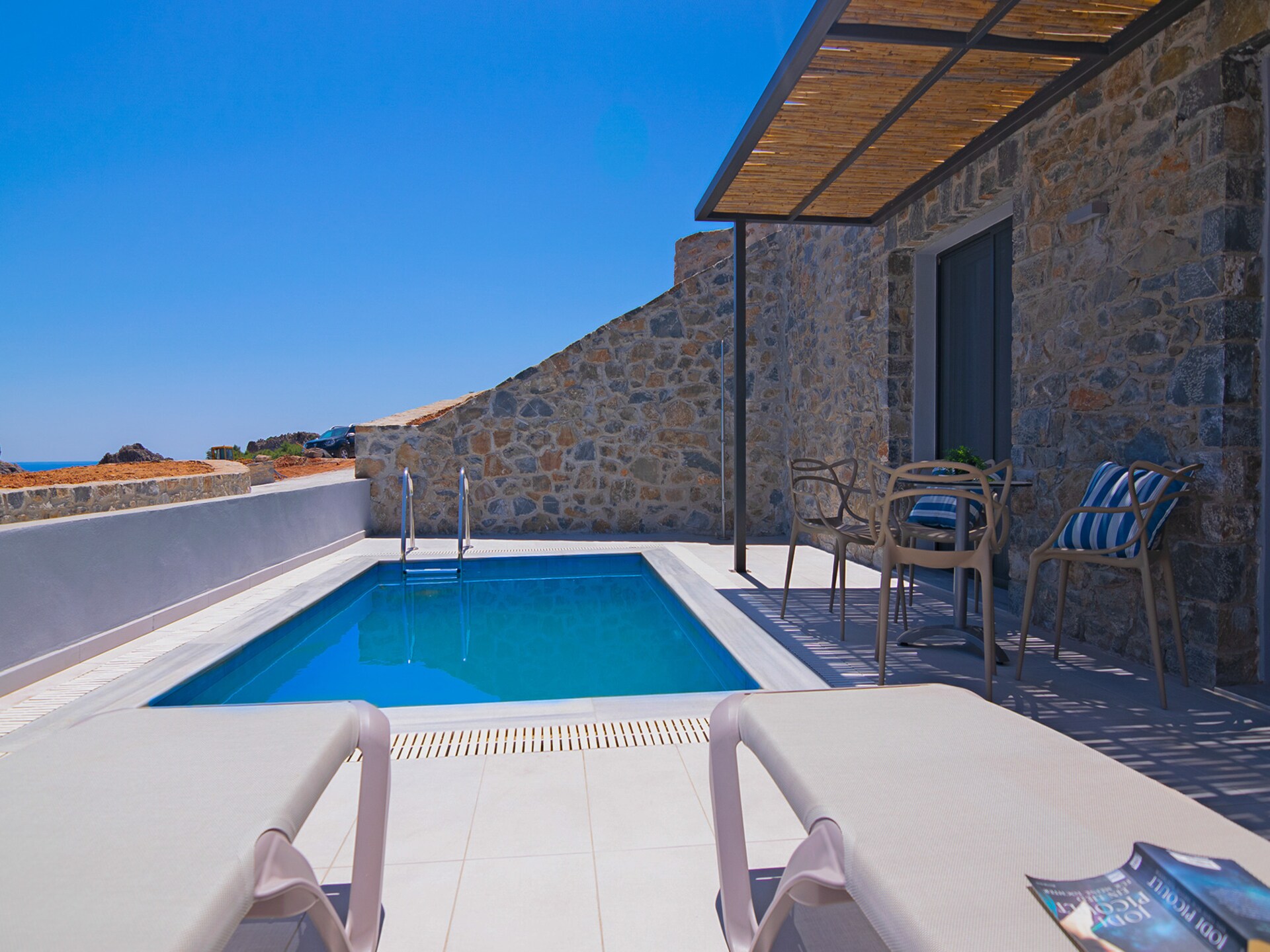 Moderne villa met privézwembad op 250 meter van Agios Pavlos strand - foto 8
