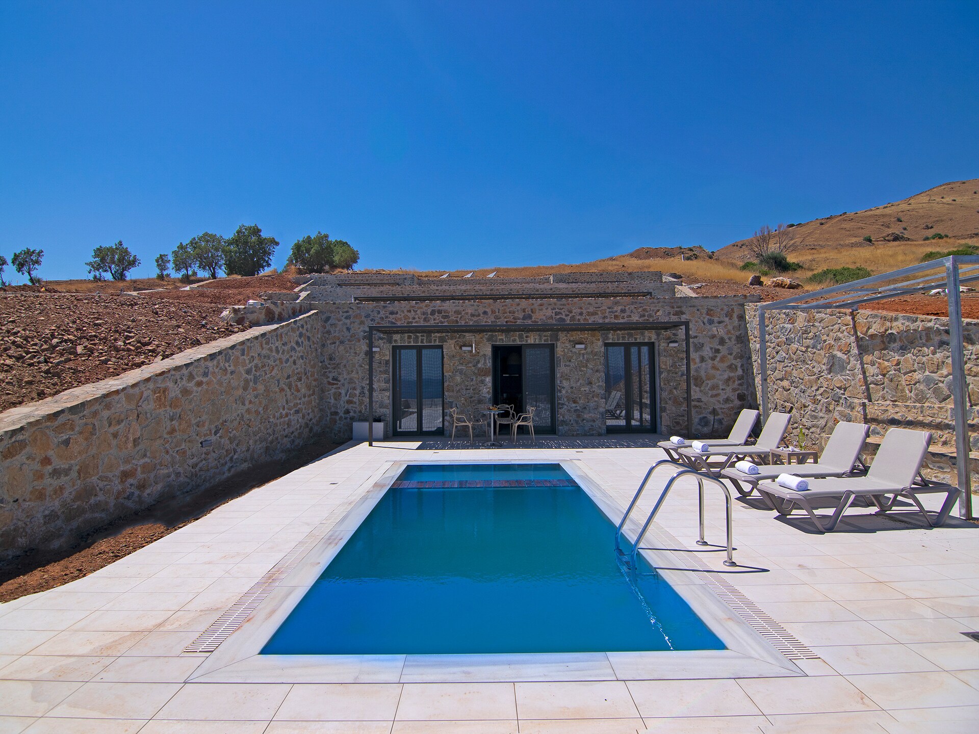 Moderne villa met privézwembad op 250 meter van Agios Pavlos strand - foto 13