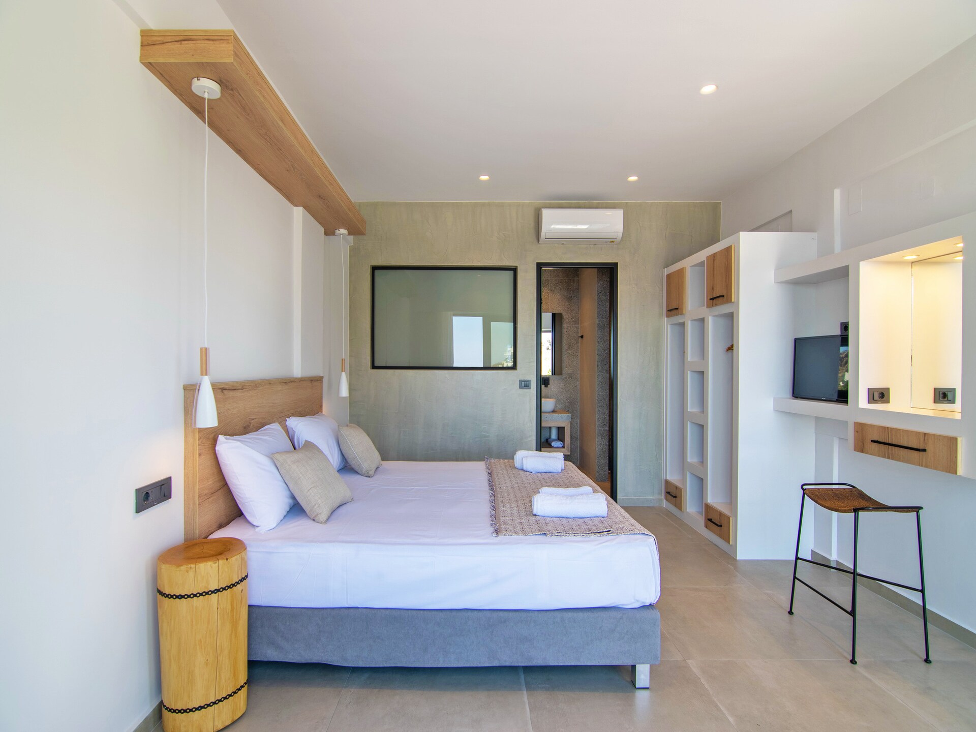 Petasos 2: Moderne villa met privézwembad en zeezicht bij Plakias - foto 16