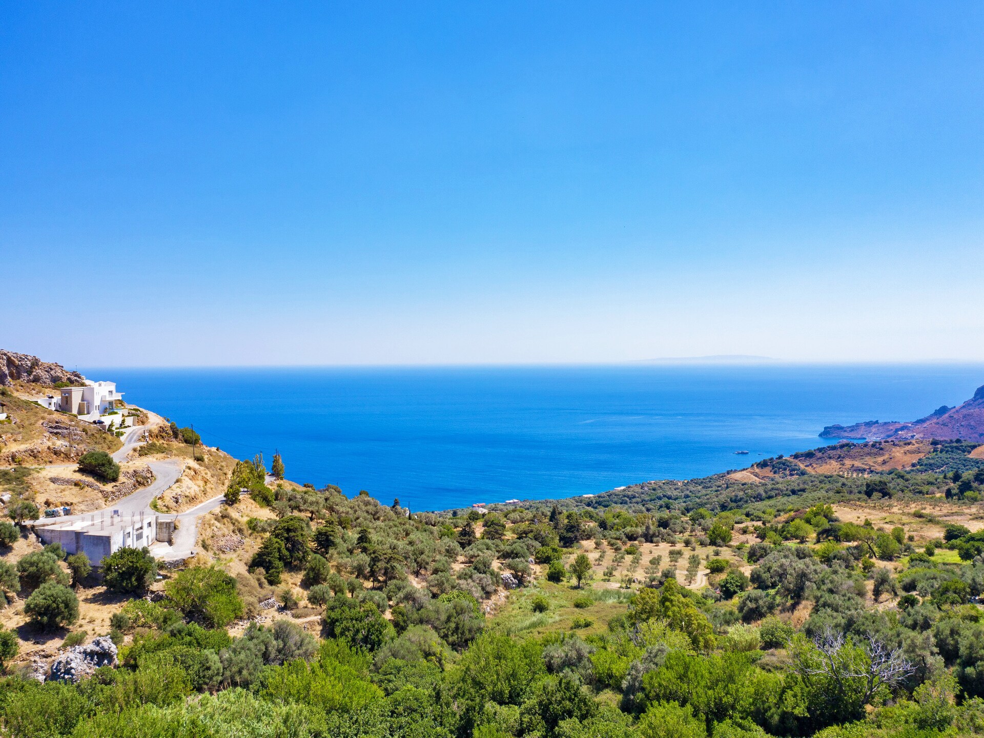 Petasos 2: Moderne villa met privézwembad en zeezicht bij Plakias - foto 27