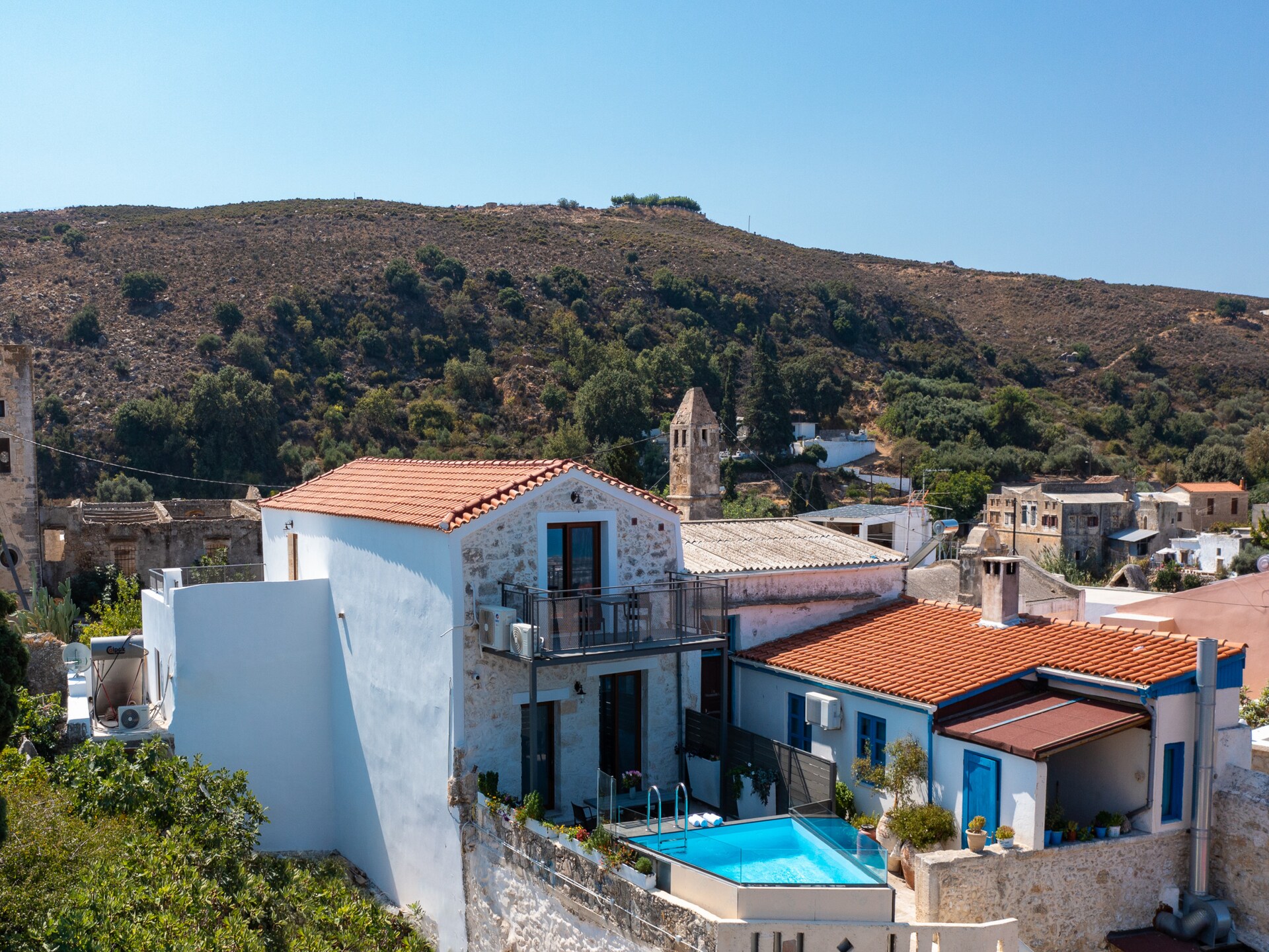 Ruime villa met privézwembad en bergzicht nabij Rethymnon - foto 35
