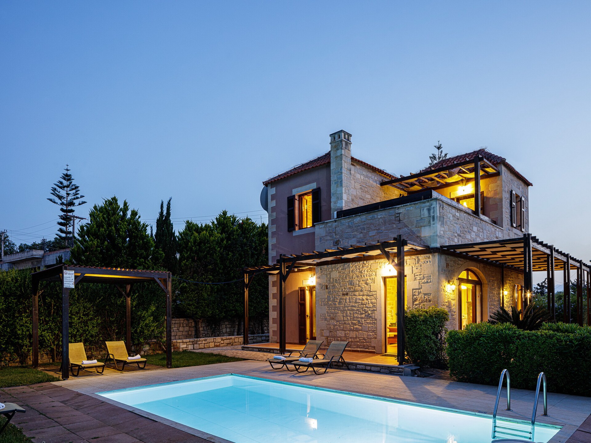 Villa Kali – Luxe villa met privézwembad op 350m van het strand - foto 27