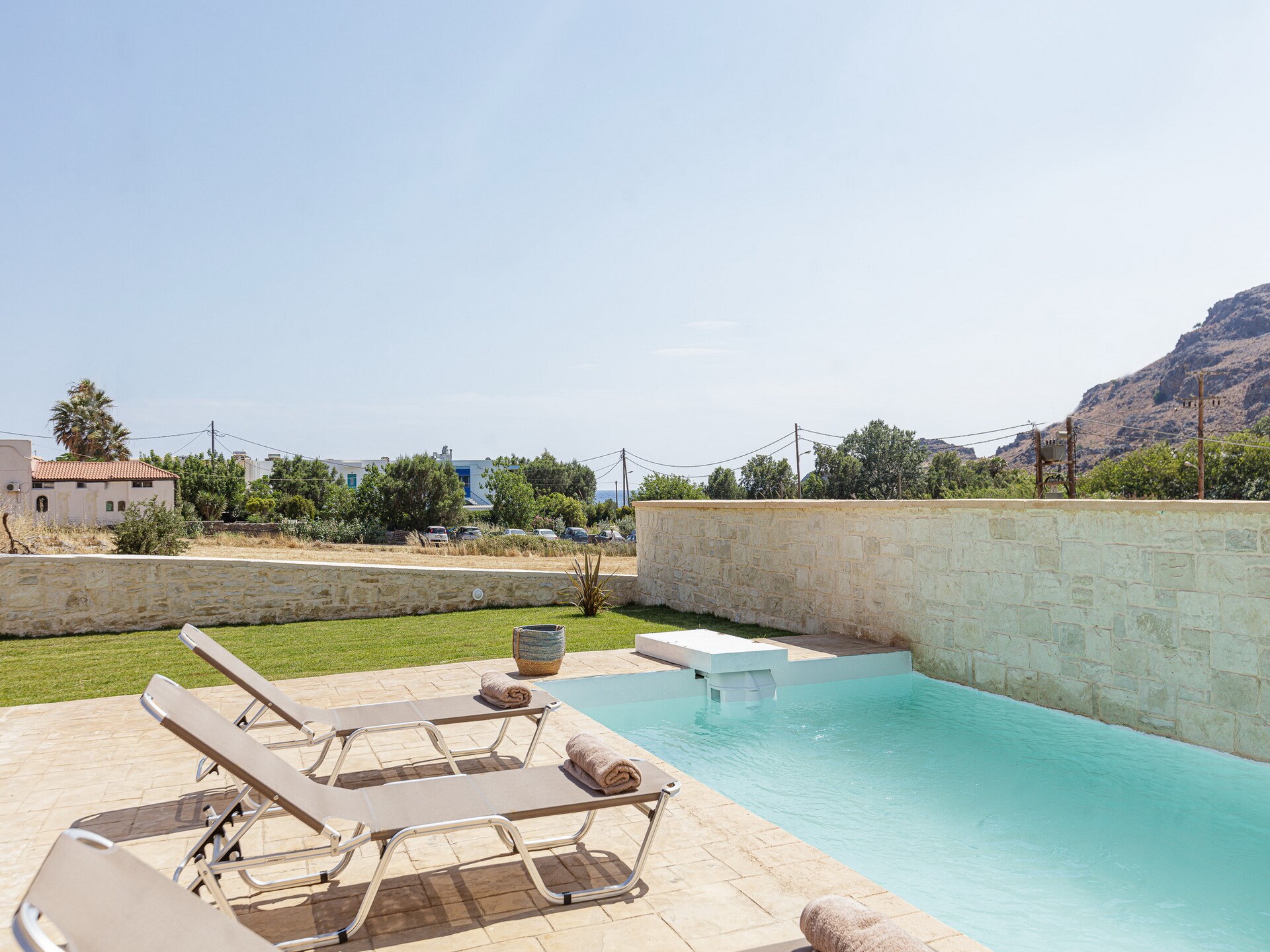 4-persoons villa met privézwembad aan het strand in Damnoni - foto 7