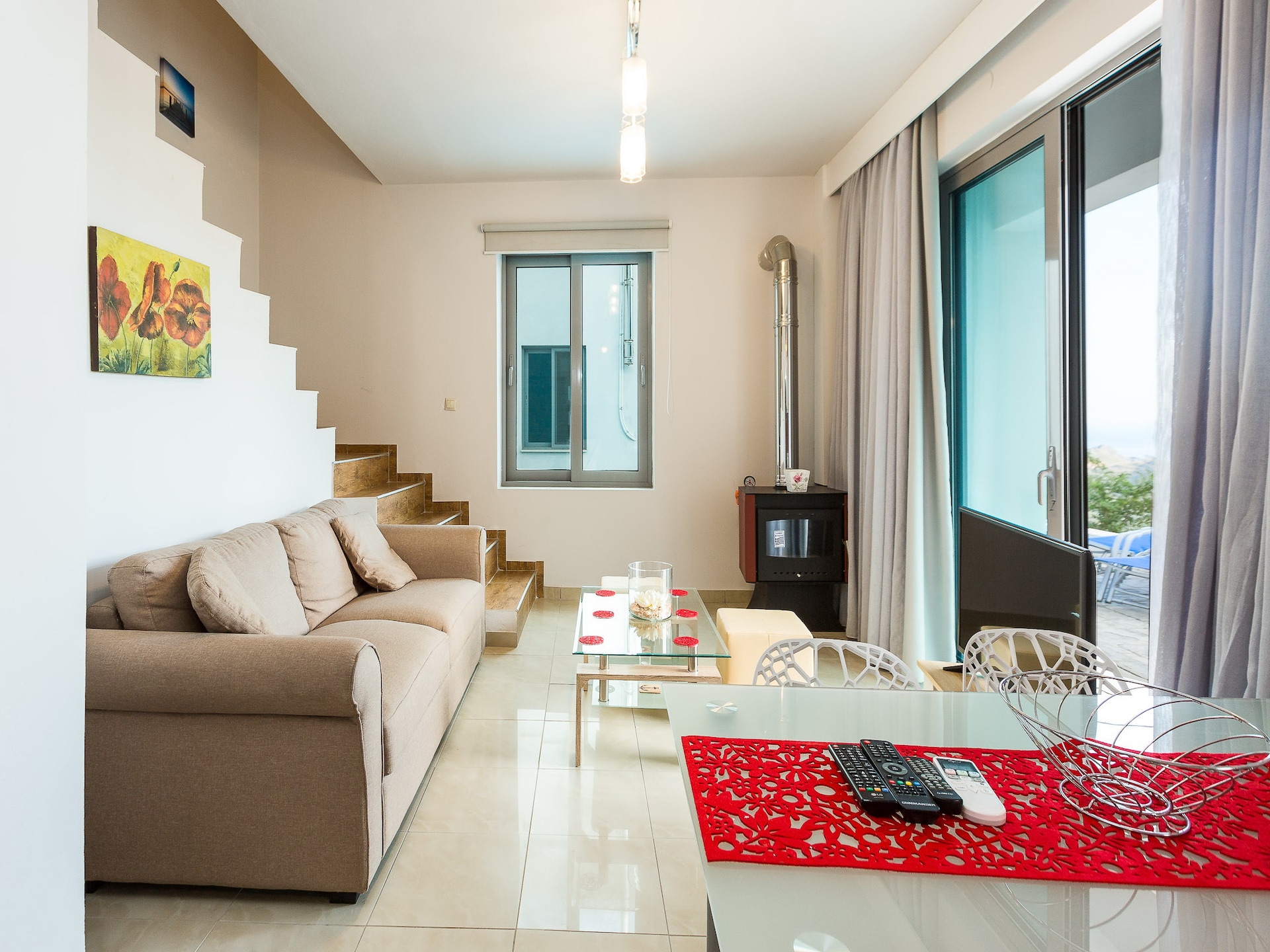 Luxe villa Sunset Maisonette 2 in Mariou aan het water - foto 3