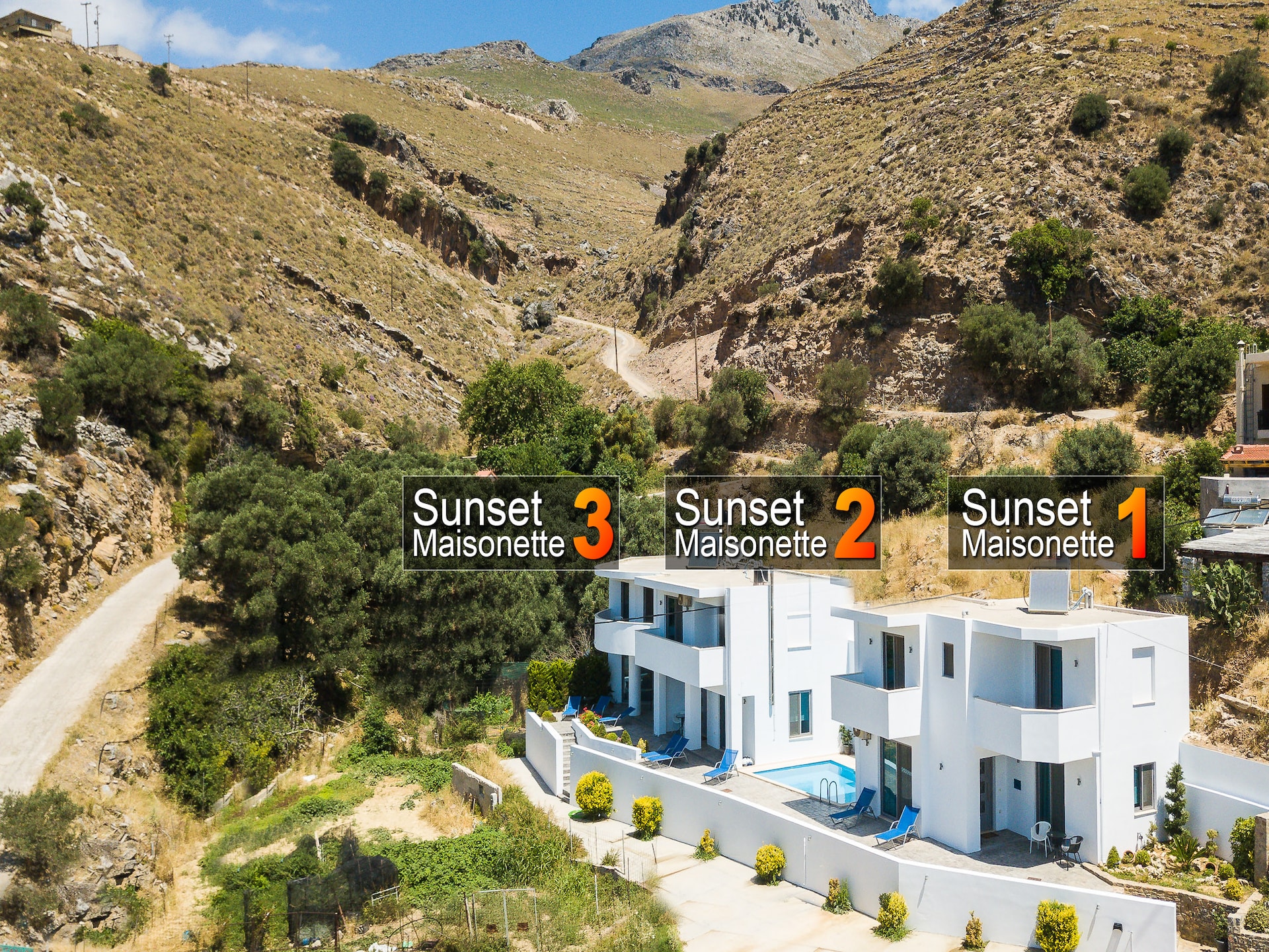 Luxe villa Sunset Maisonette 2 in Mariou aan het water - foto 25