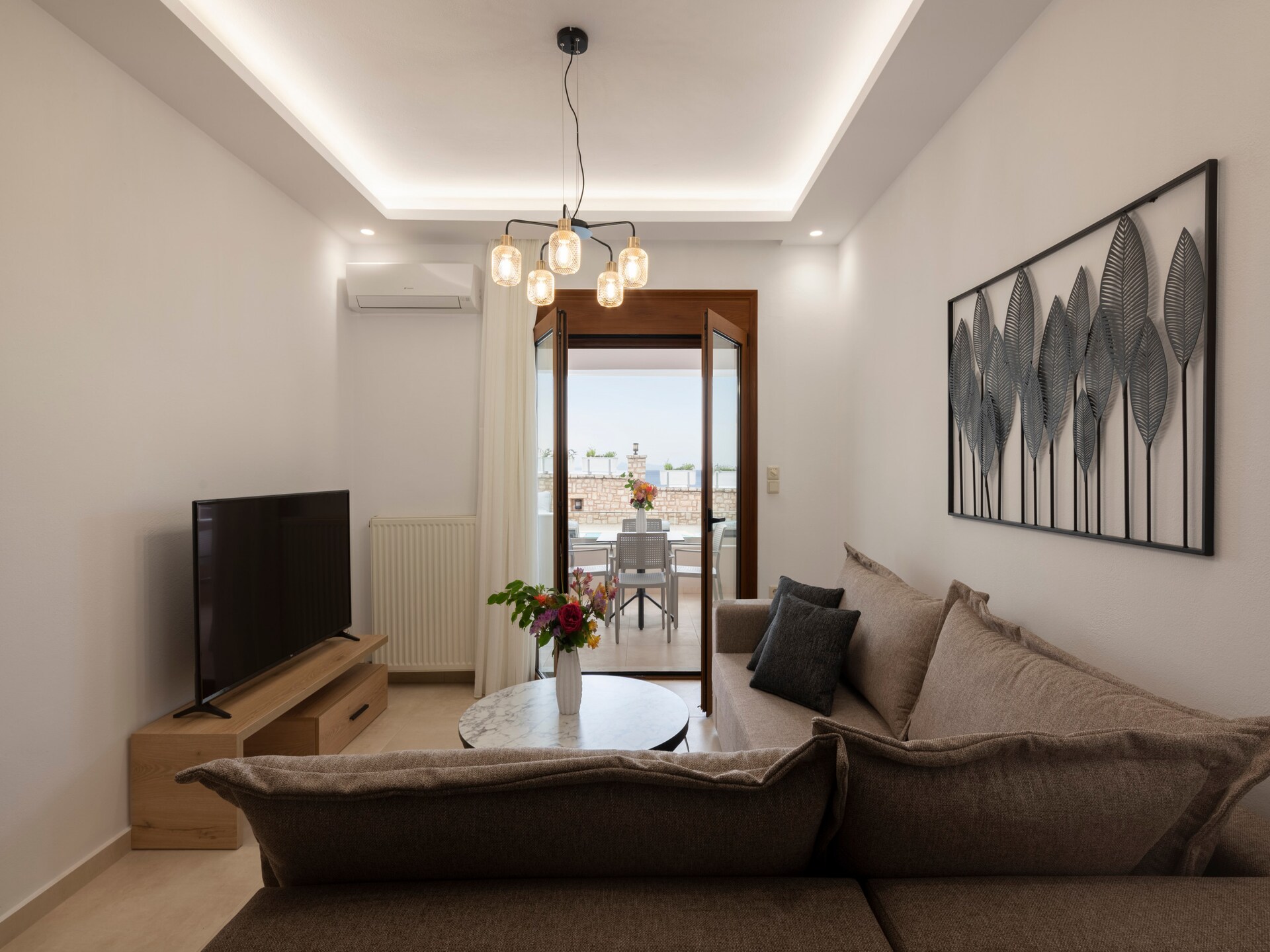 Ruim appartement met zwembad en bergzicht bij Rethymnon - foto 11