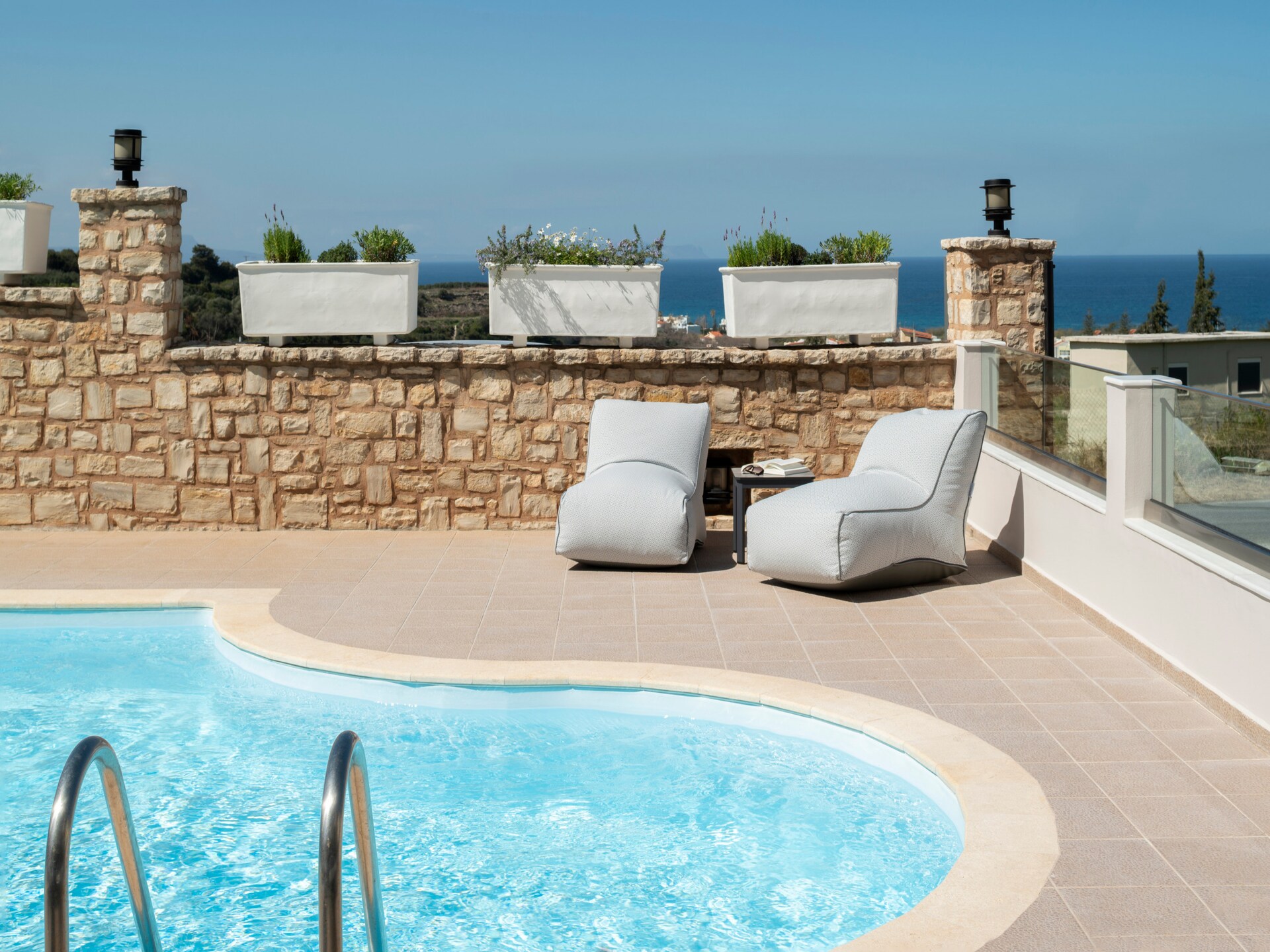 Ruim appartement met zwembad en bergzicht bij Rethymnon - foto 7