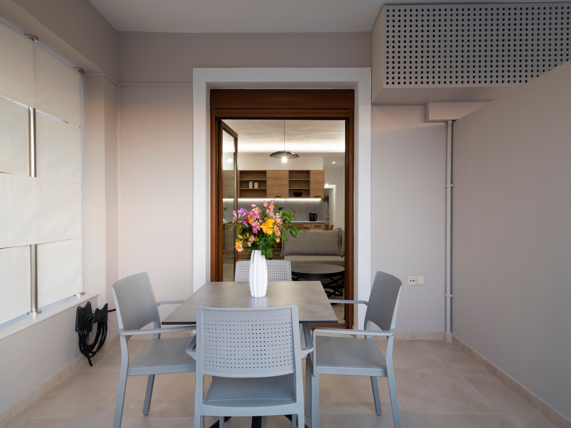 Zen Chic in Nea Magnisia: Appartement met zwembad en zeezicht - foto 23