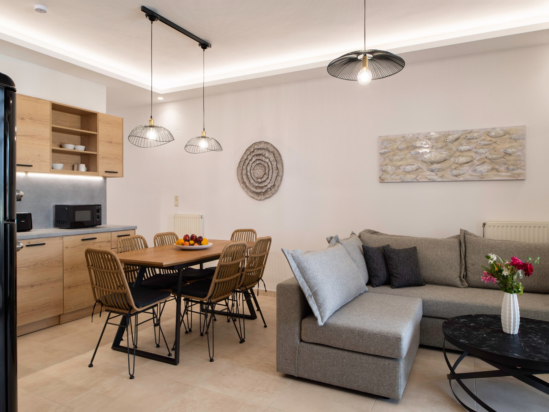 Zen Chic in Nea Magnisia: Appartement met zwembad en zeezicht - foto 13