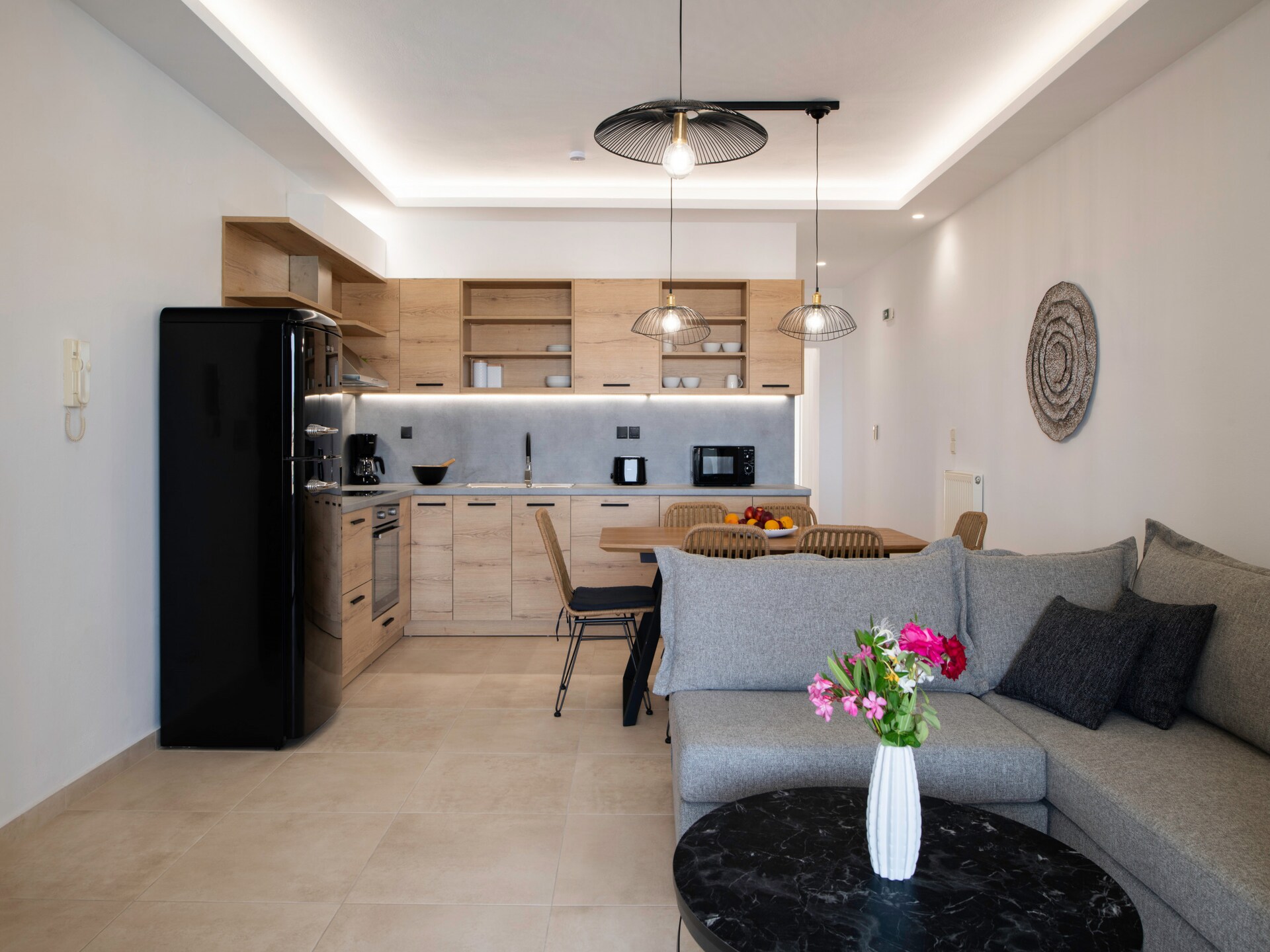 Zen Chic in Nea Magnisia: Appartement met zwembad en zeezicht - foto 11