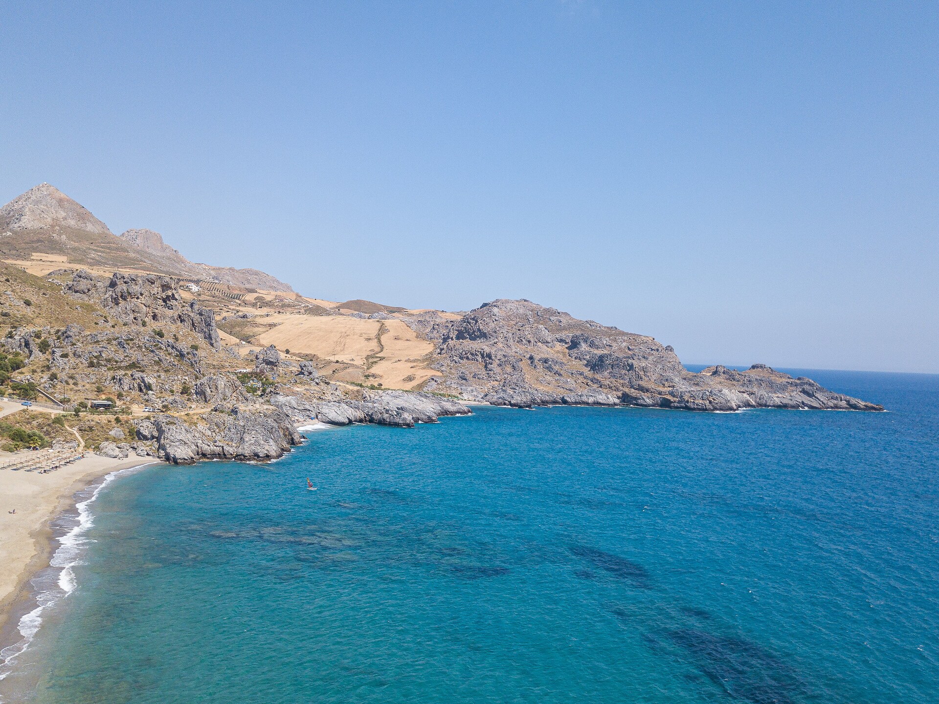Aan het strand: Modern appartement Mythos apt 4 in Damnoni - foto 15