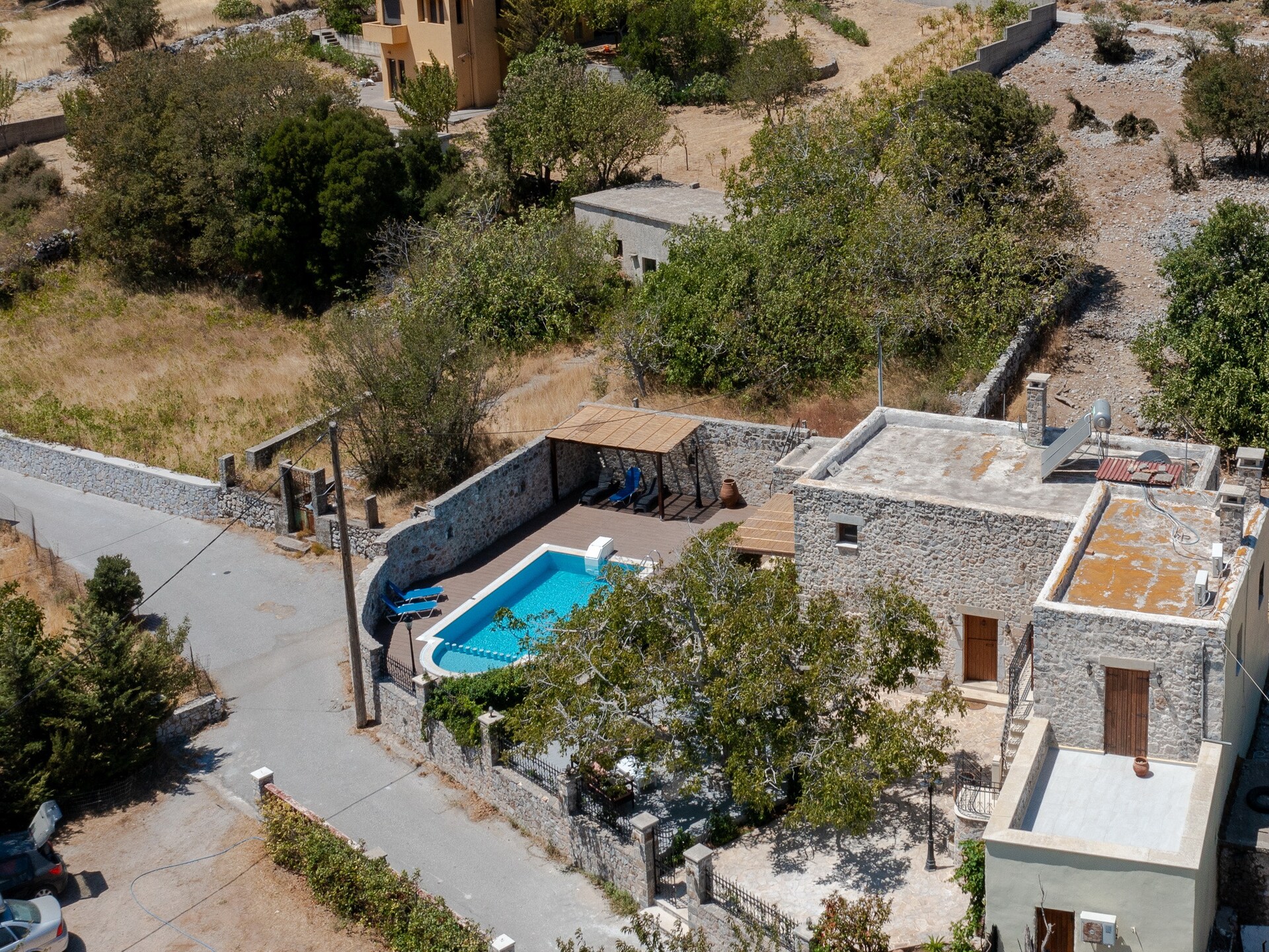 Ruime villa met privézwembad en bergzicht bij Chania - foto 32