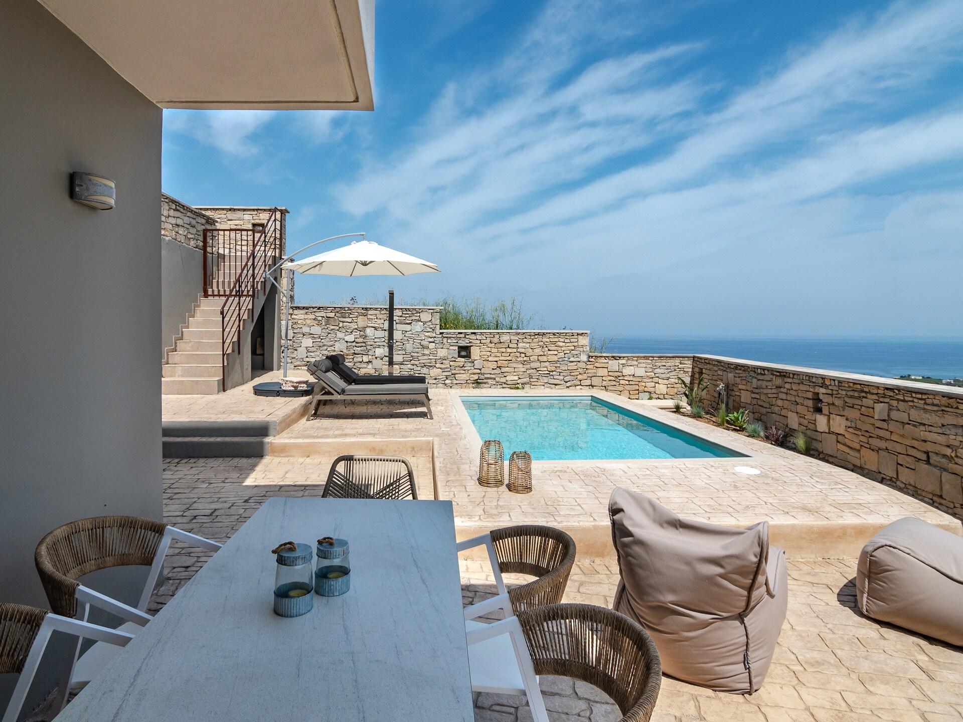 Zonnige studio met privézwembad en uitzicht op zee bij Rethymno - foto 22