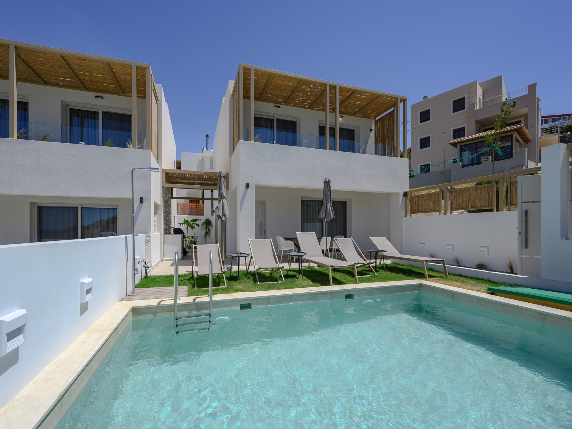 Moderne villa met privézwembad op 250 meter van het strand van Plakias - foto 38