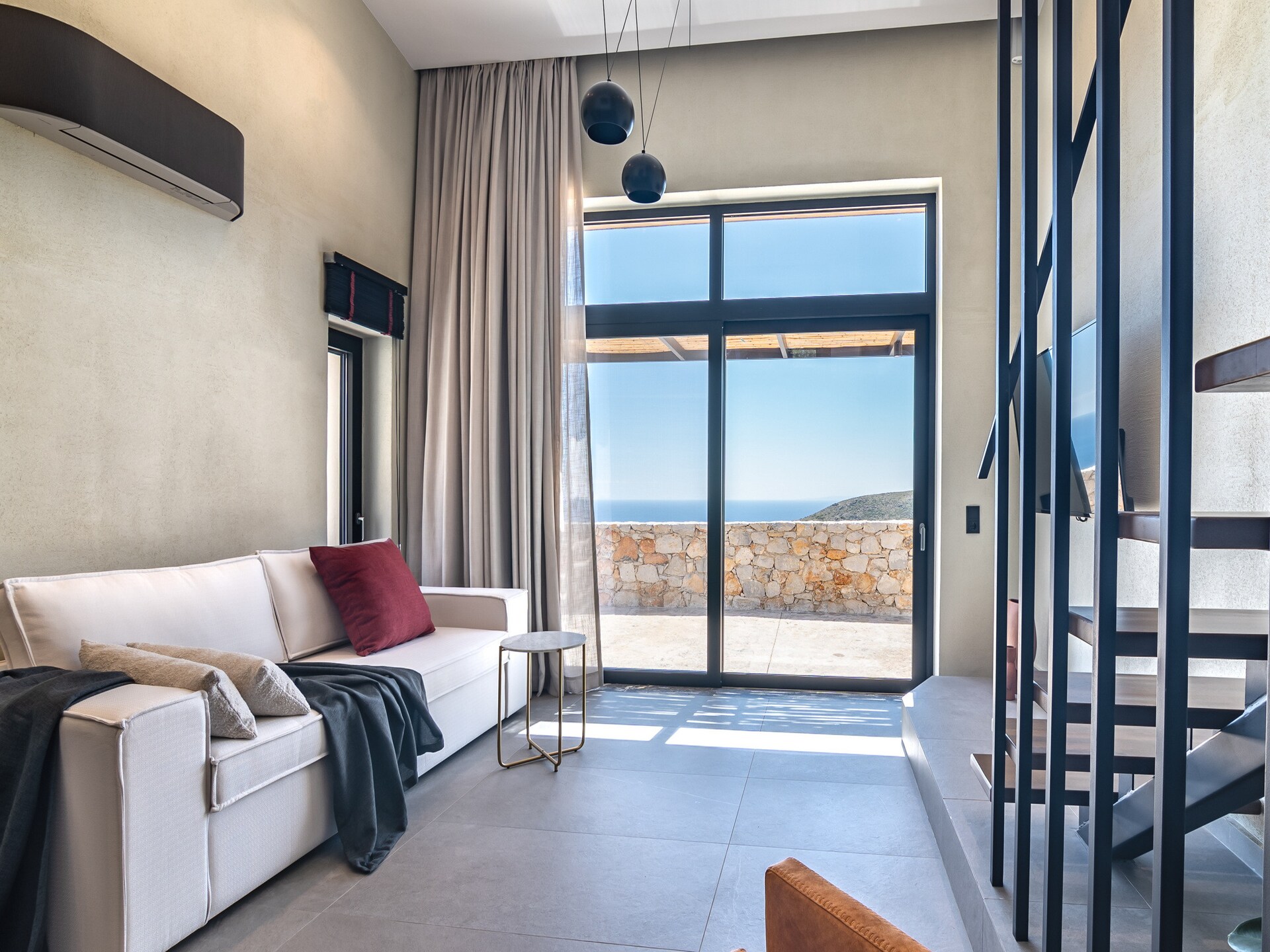 Moderne villa met privézwembad en zeezicht nabij Plakias - foto 14