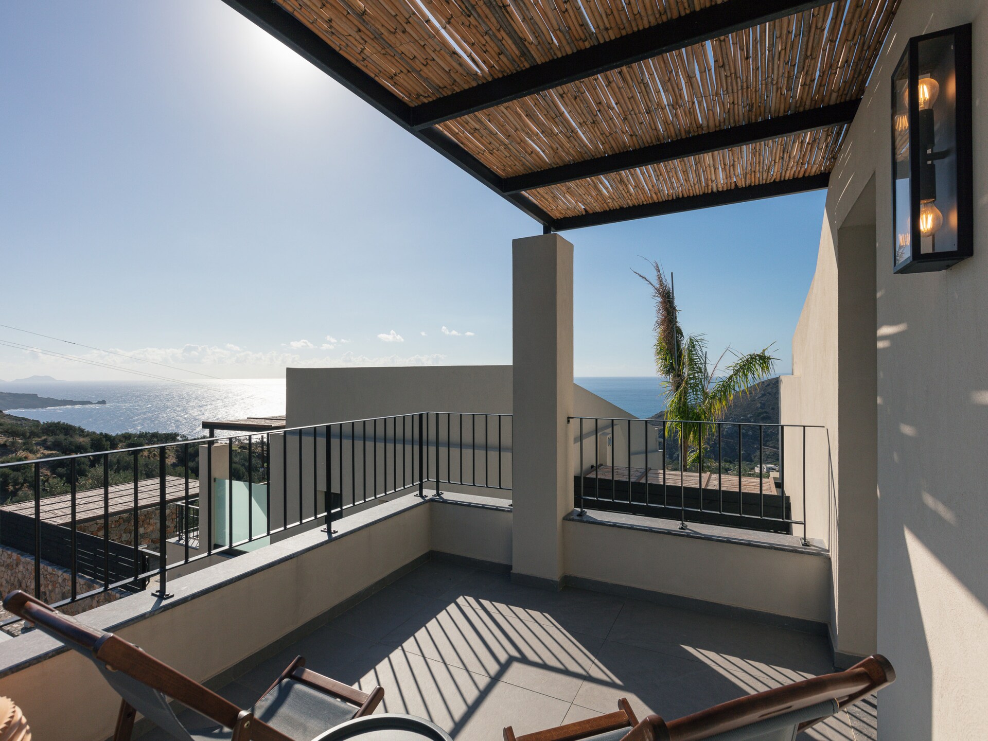 Moderne villa met privézwembad en zeezicht nabij Plakias - foto 23