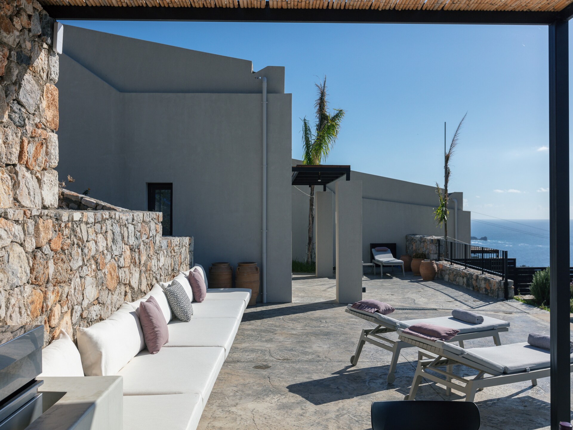 Moderne villa met privézwembad en zeezicht nabij Plakias - foto 24