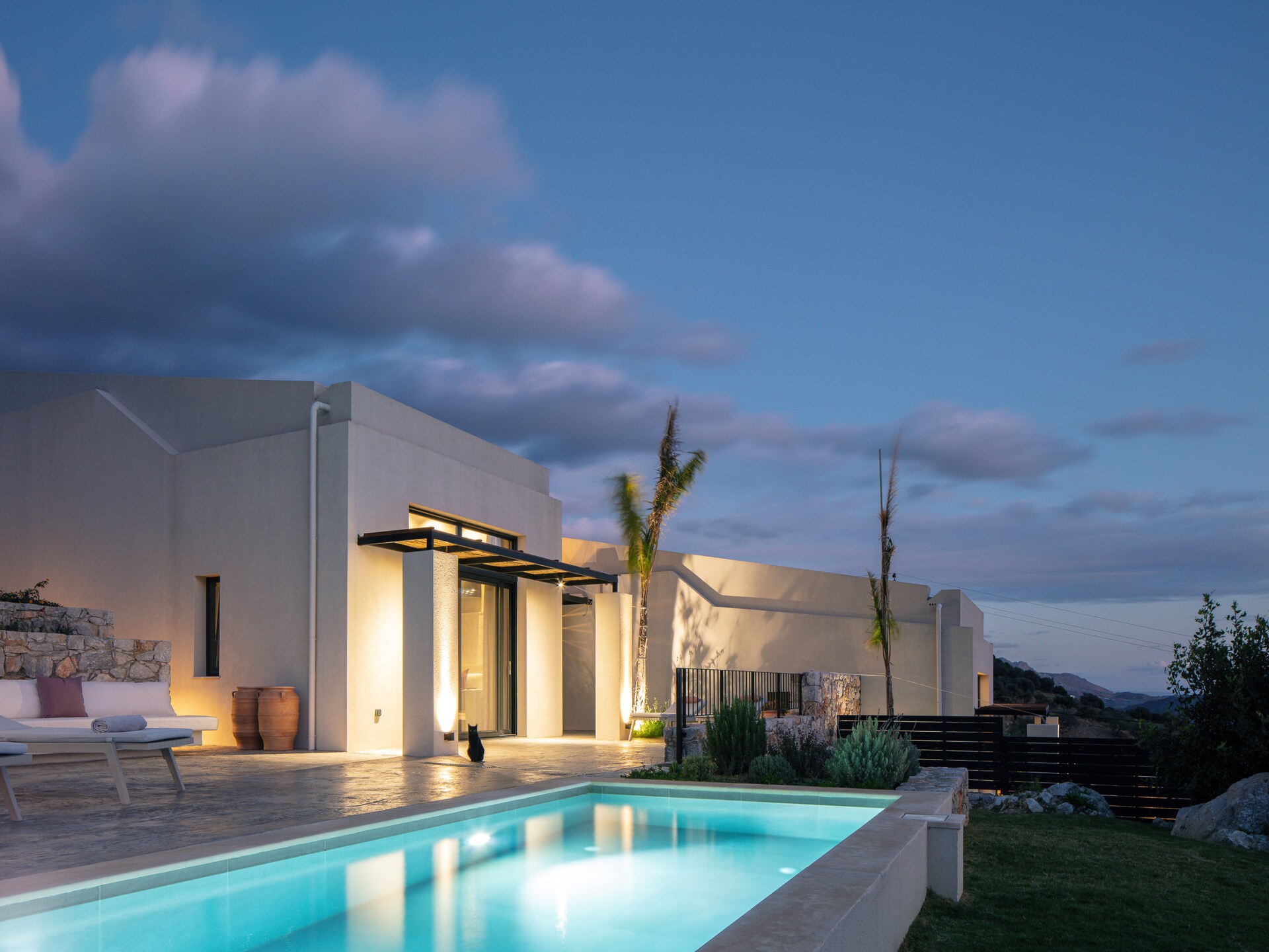 Moderne villa met privézwembad en zeezicht nabij Plakias - foto 9