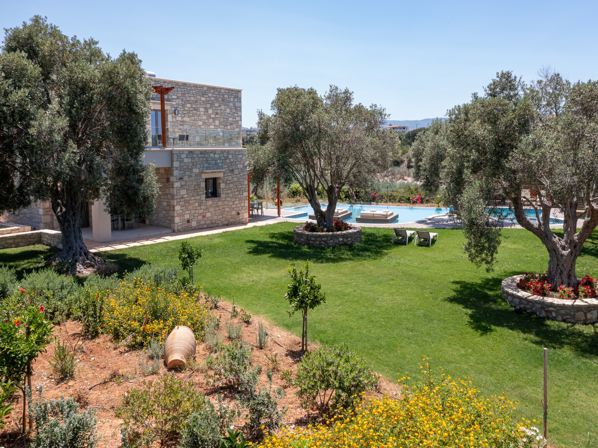 Ruime villa Diktamos met privézwembad bij strand van Prinos - foto 45