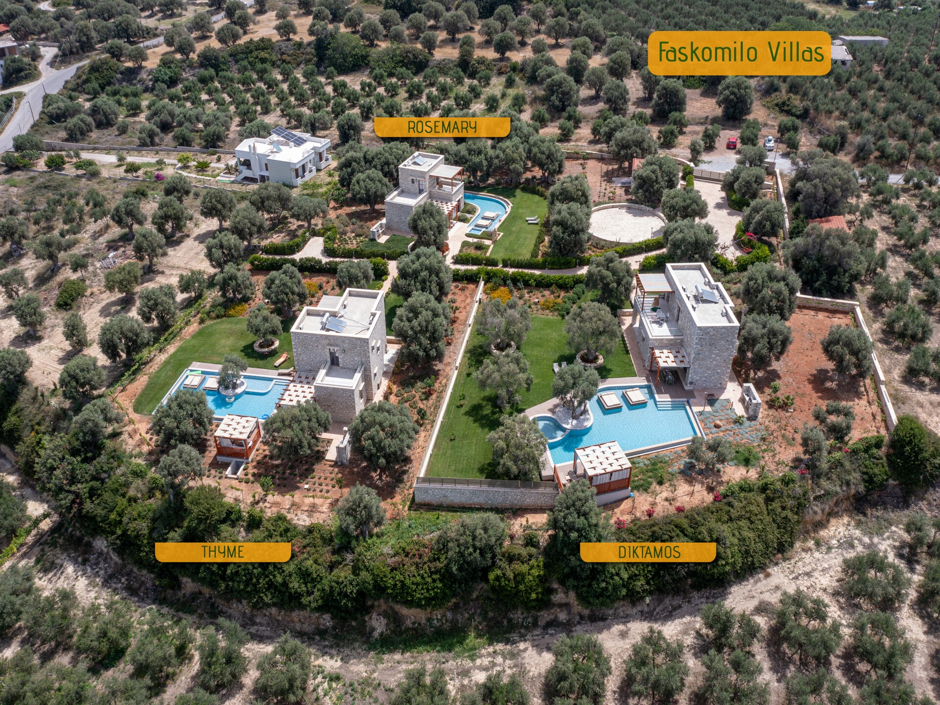 Ruime villa Diktamos met privézwembad bij strand van Prinos - foto 43