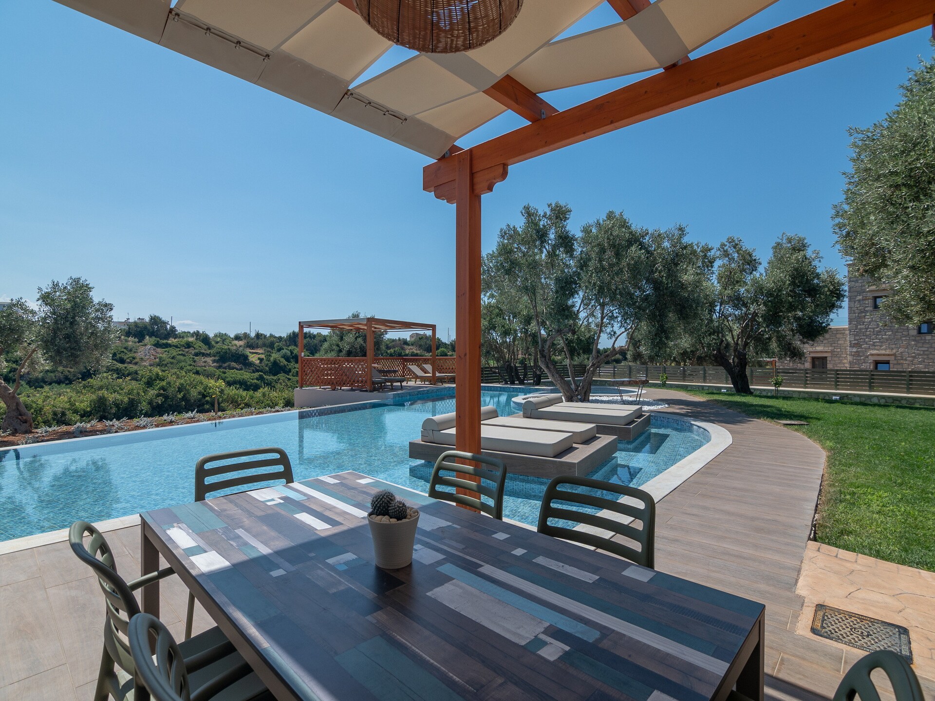 Ruime villa Diktamos met privézwembad bij strand van Prinos - foto 15
