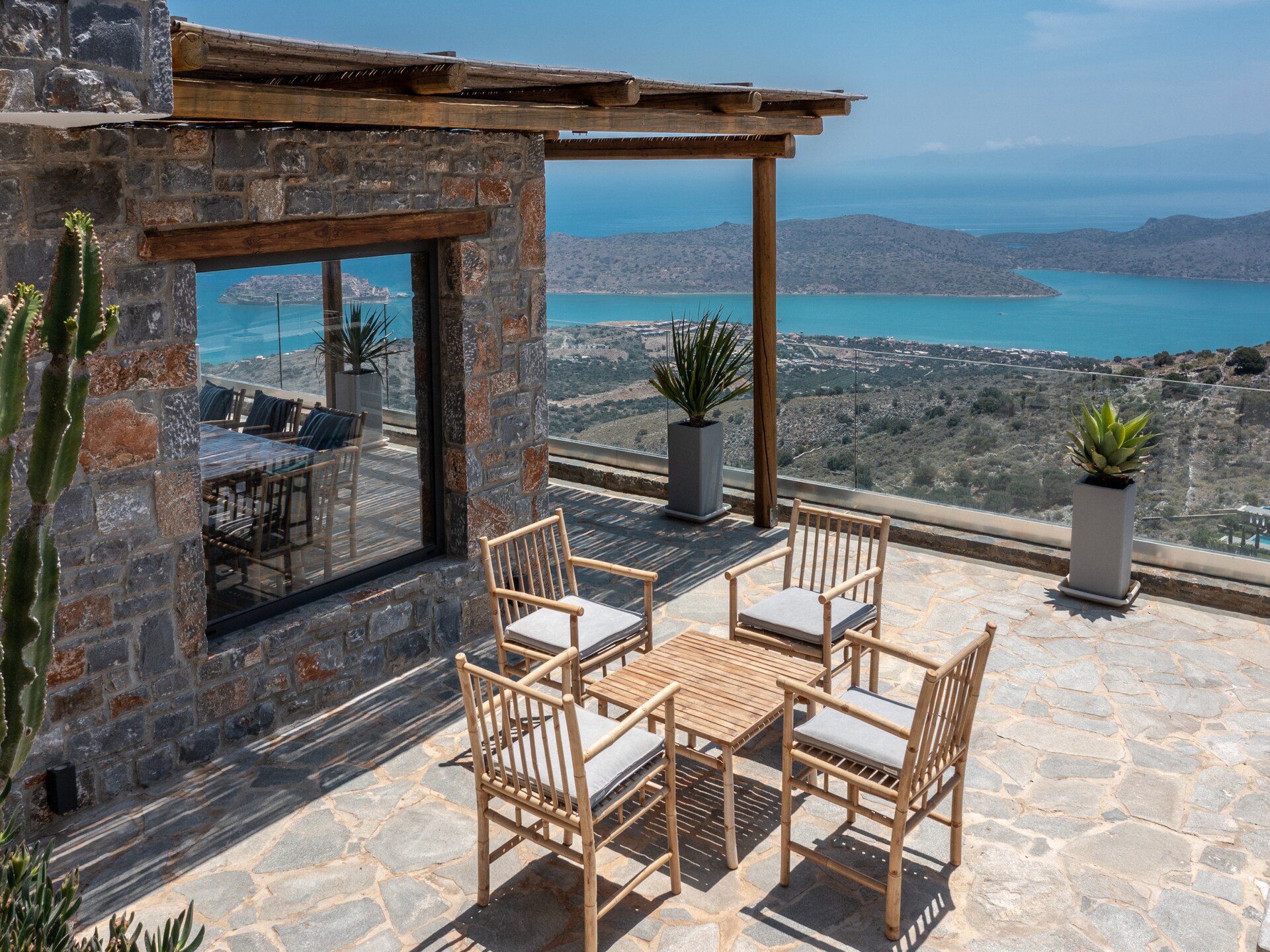 La Villa Havgas: Luxe villa met verwarmd zwembad en zeezicht in Elounda, Griekenland - foto 4