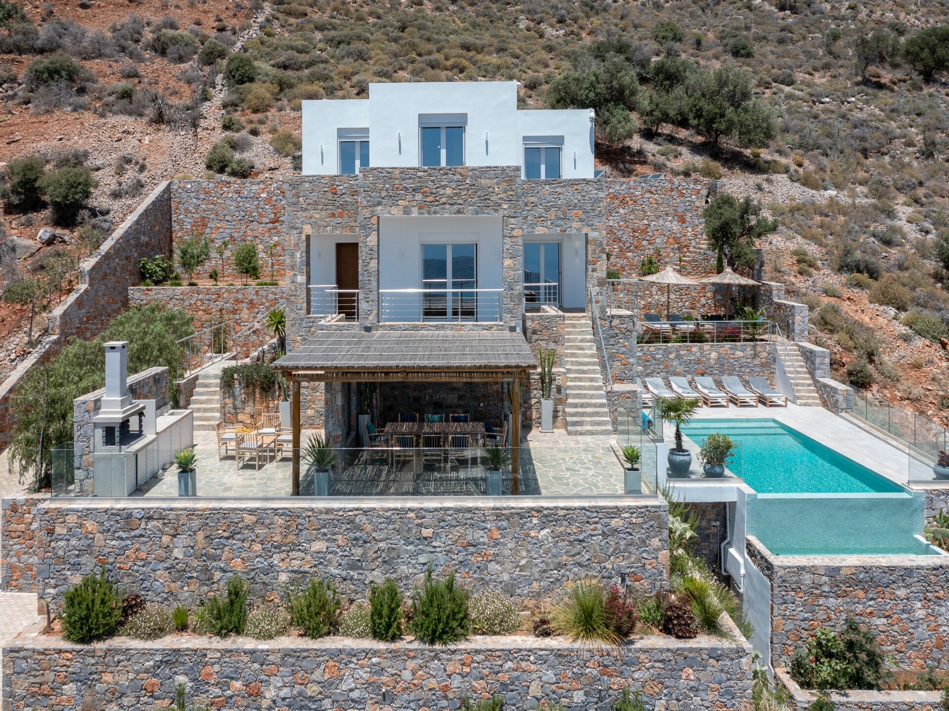 La Villa Havgas: Luxe villa met verwarmd zwembad en zeezicht in Elounda, Griekenland - foto 41