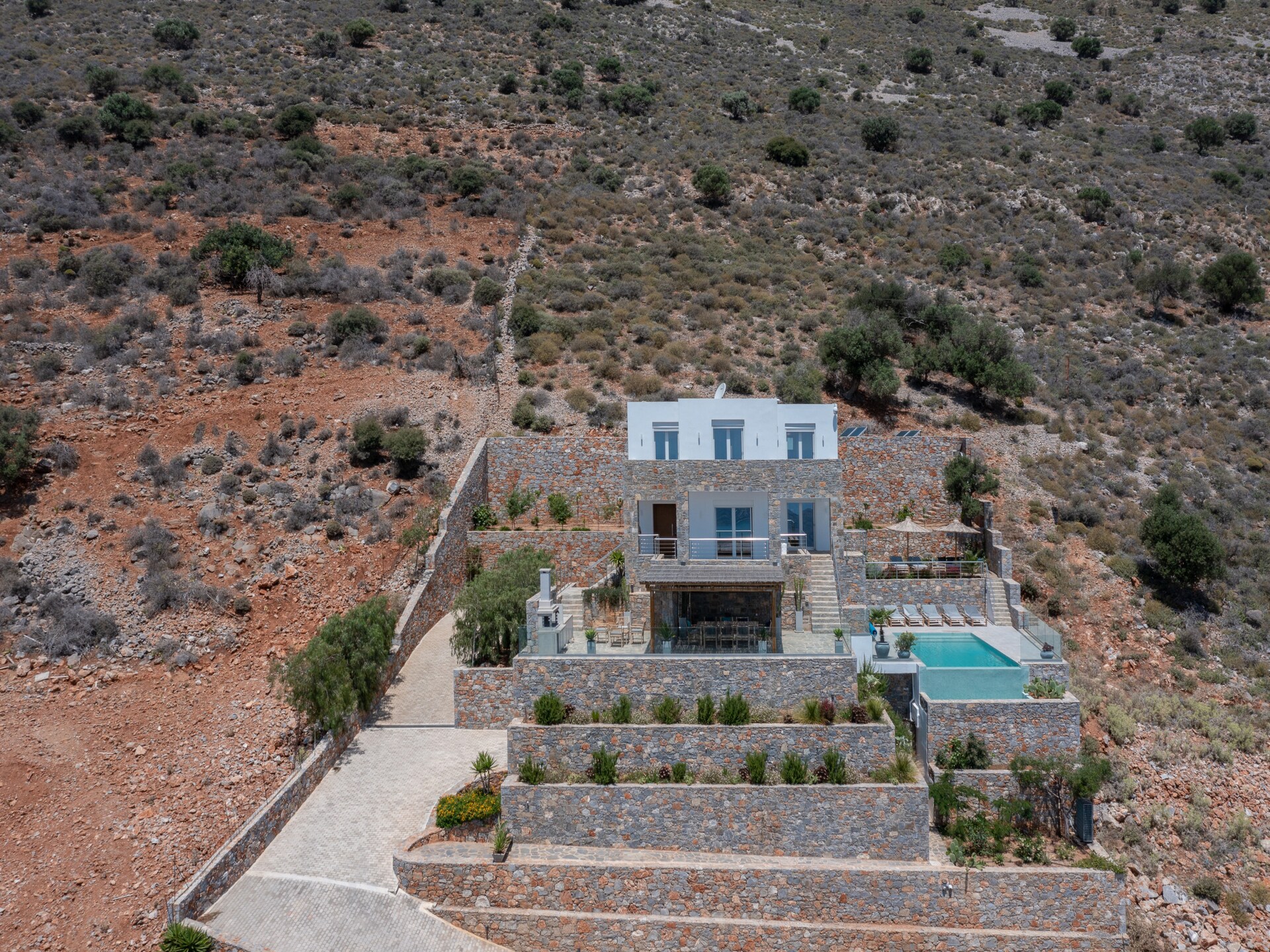 La Villa Havgas: Luxe villa met verwarmd zwembad en zeezicht in Elounda, Griekenland - foto 51