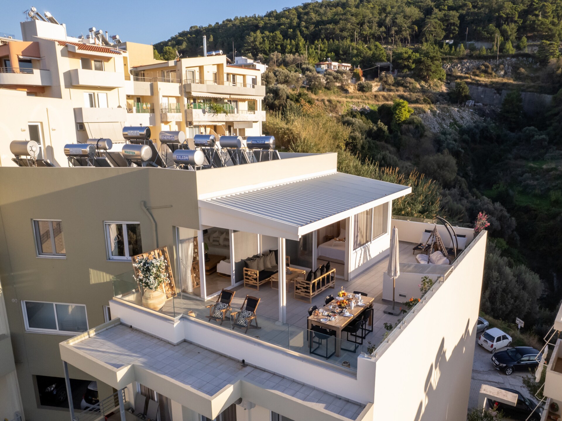 Ruim appartement met zeezicht in Rethymno, vlakbij het strand - foto 27