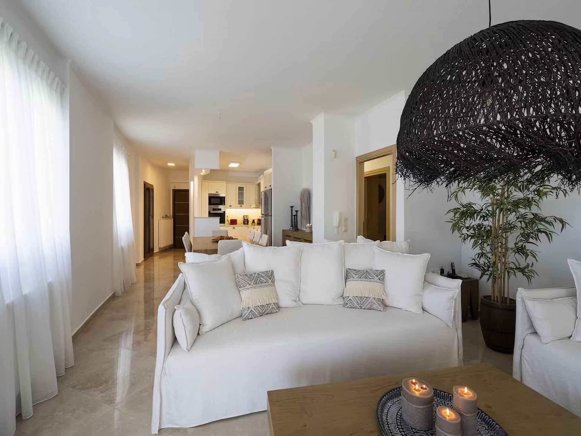 Ruim appartement met zeezicht in Rethymno, vlakbij het strand - foto 7