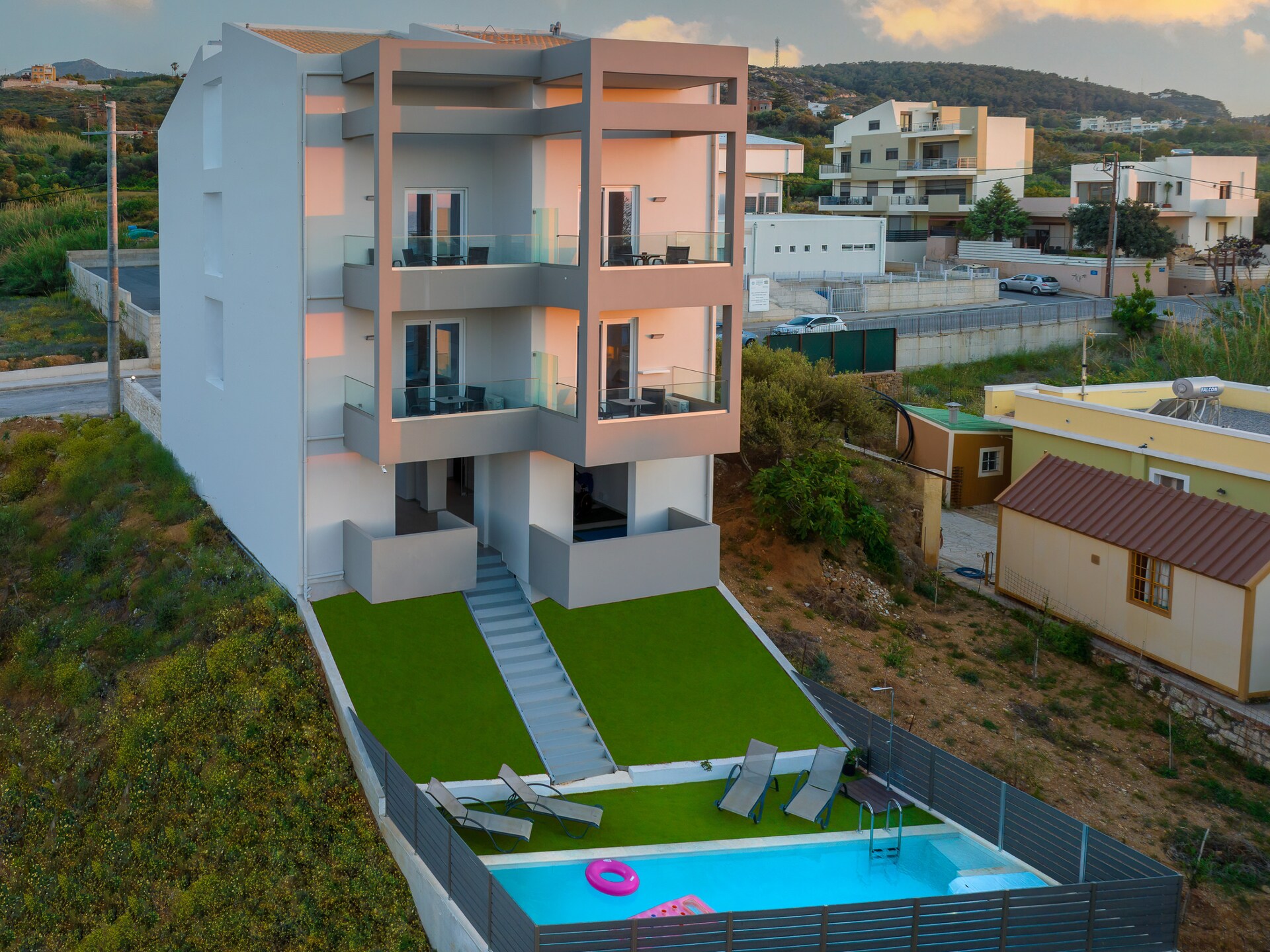 Moderne studio met zeezicht op 300 meter van het strand van Rethymno - foto 1