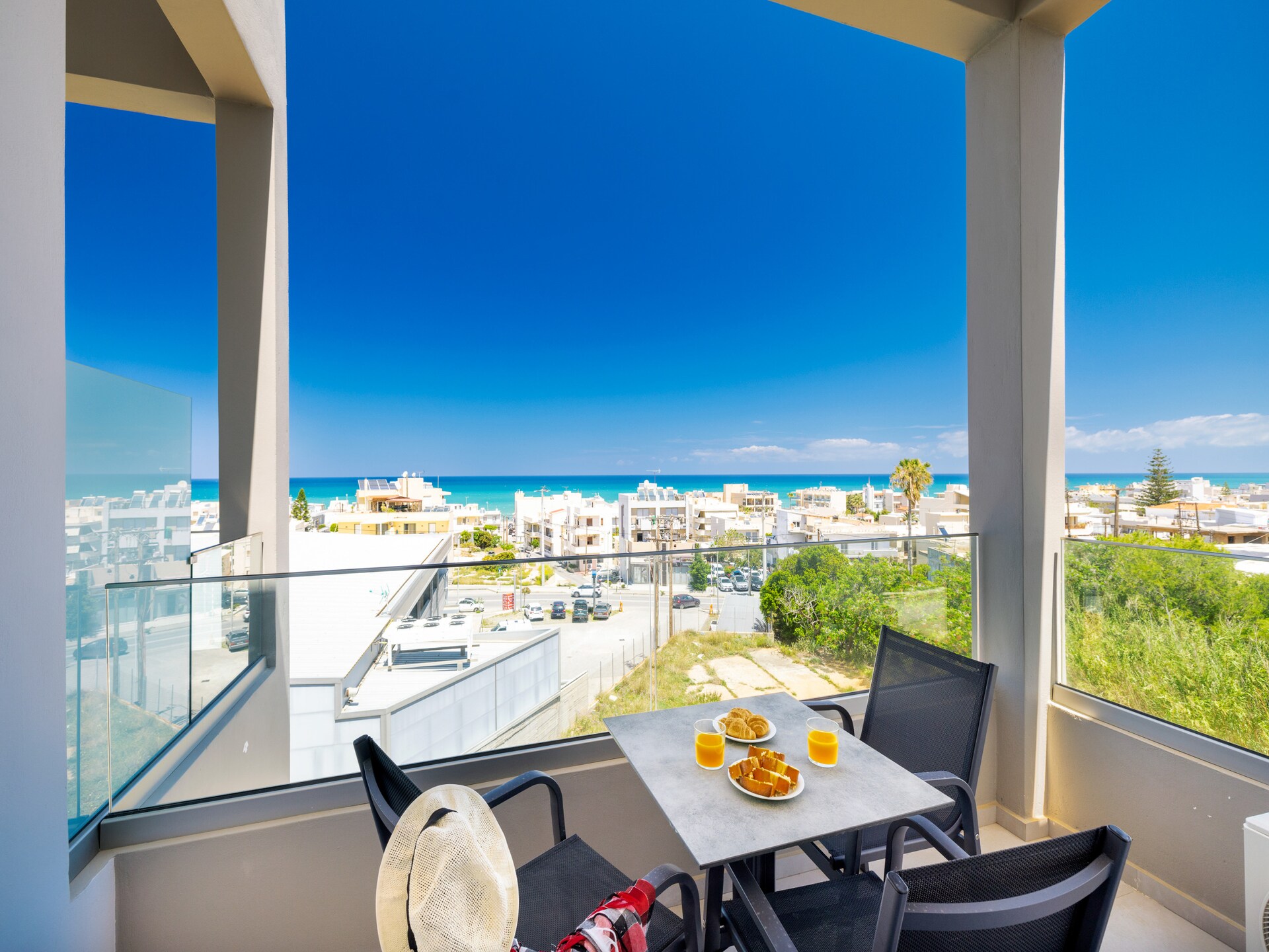 Moderne studio met zeezicht op 300 meter van het strand van Rethymno - foto 4
