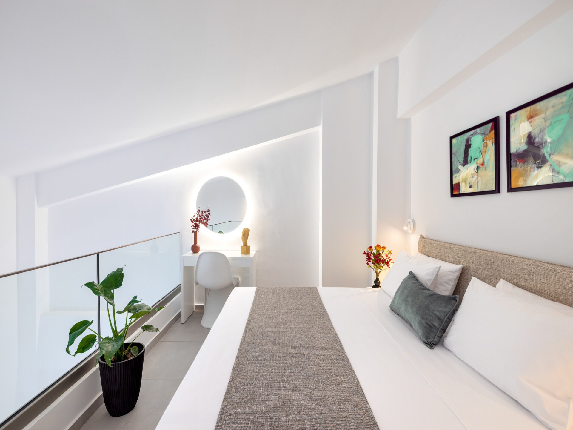 Creta Sun 203: Modern mezzanine-appartement met zeezicht bij strand Rethymno - foto 3