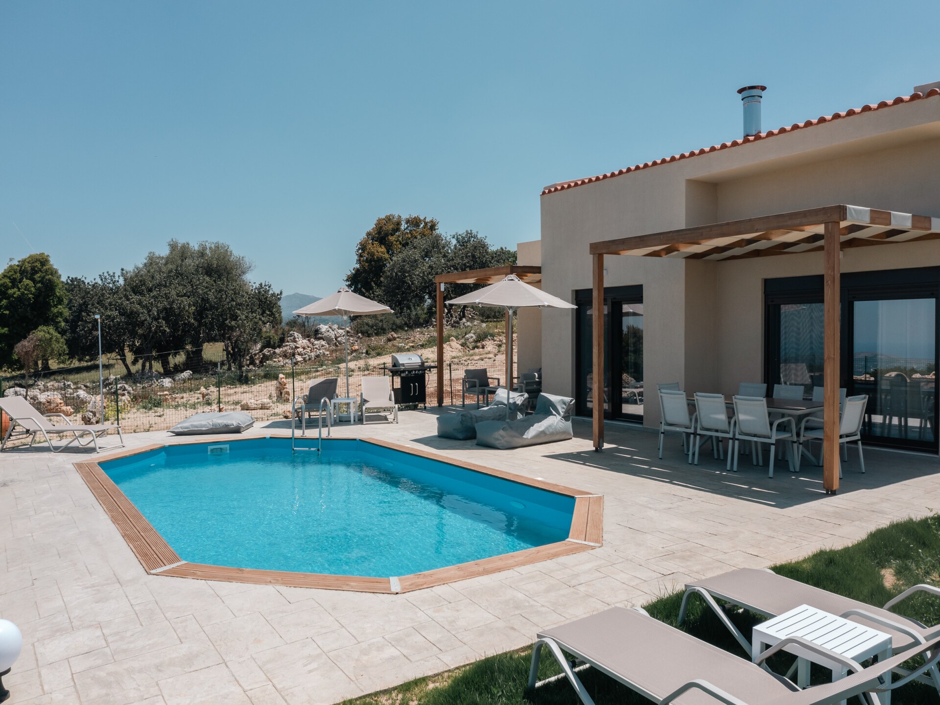 Moderne villa met privézwembad en panoramisch uitzicht op de Kretenzische Zee - foto 8