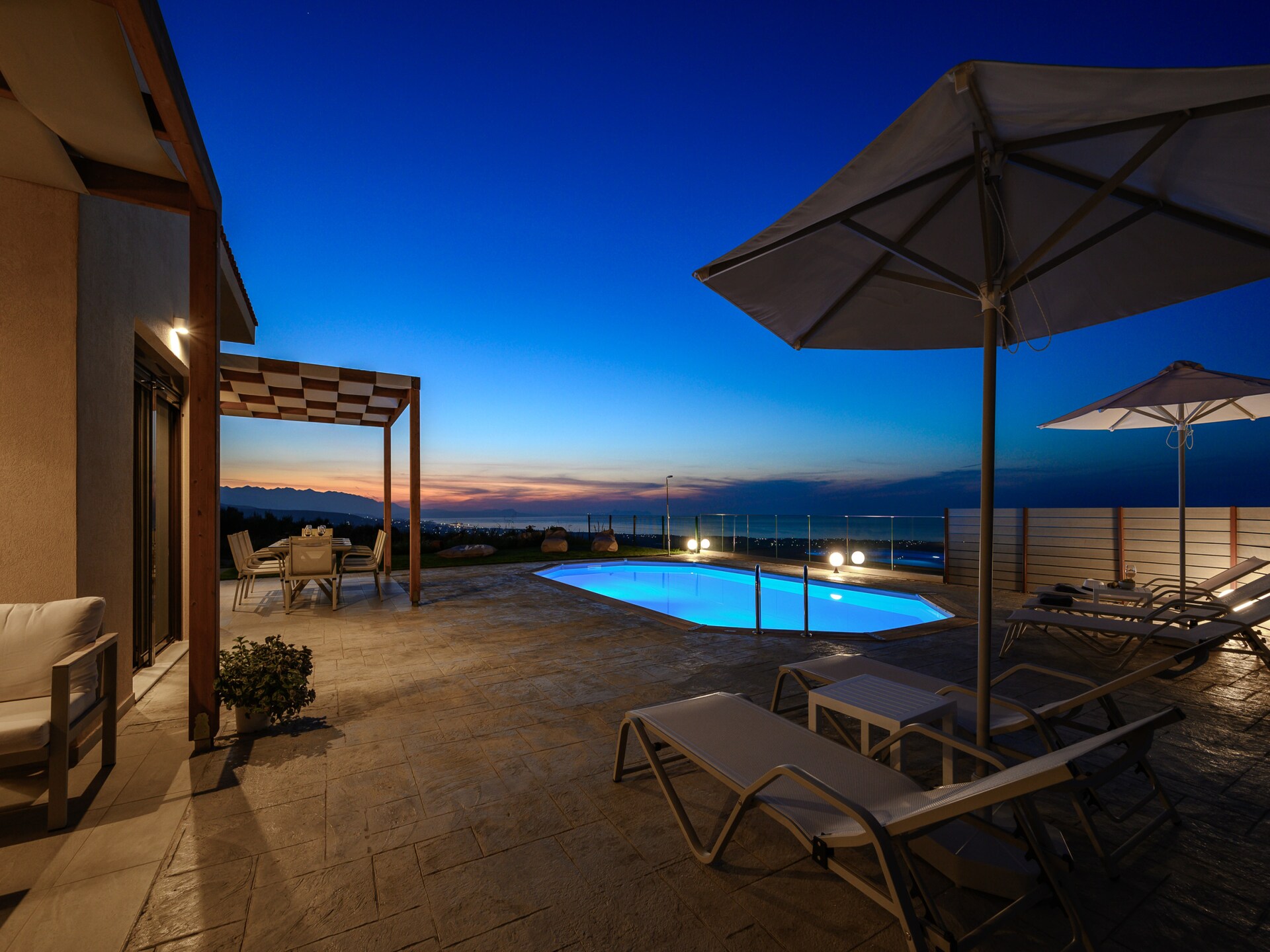 Moderne villa met privézwembad en panoramisch uitzicht op de Kretenzische Zee - foto 31