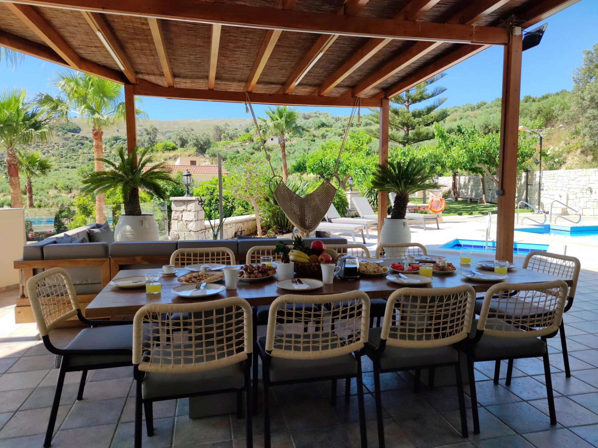 Kipo Paradiso: Stenen villa met privézwembad en uitzicht op zee en bergen - foto 31