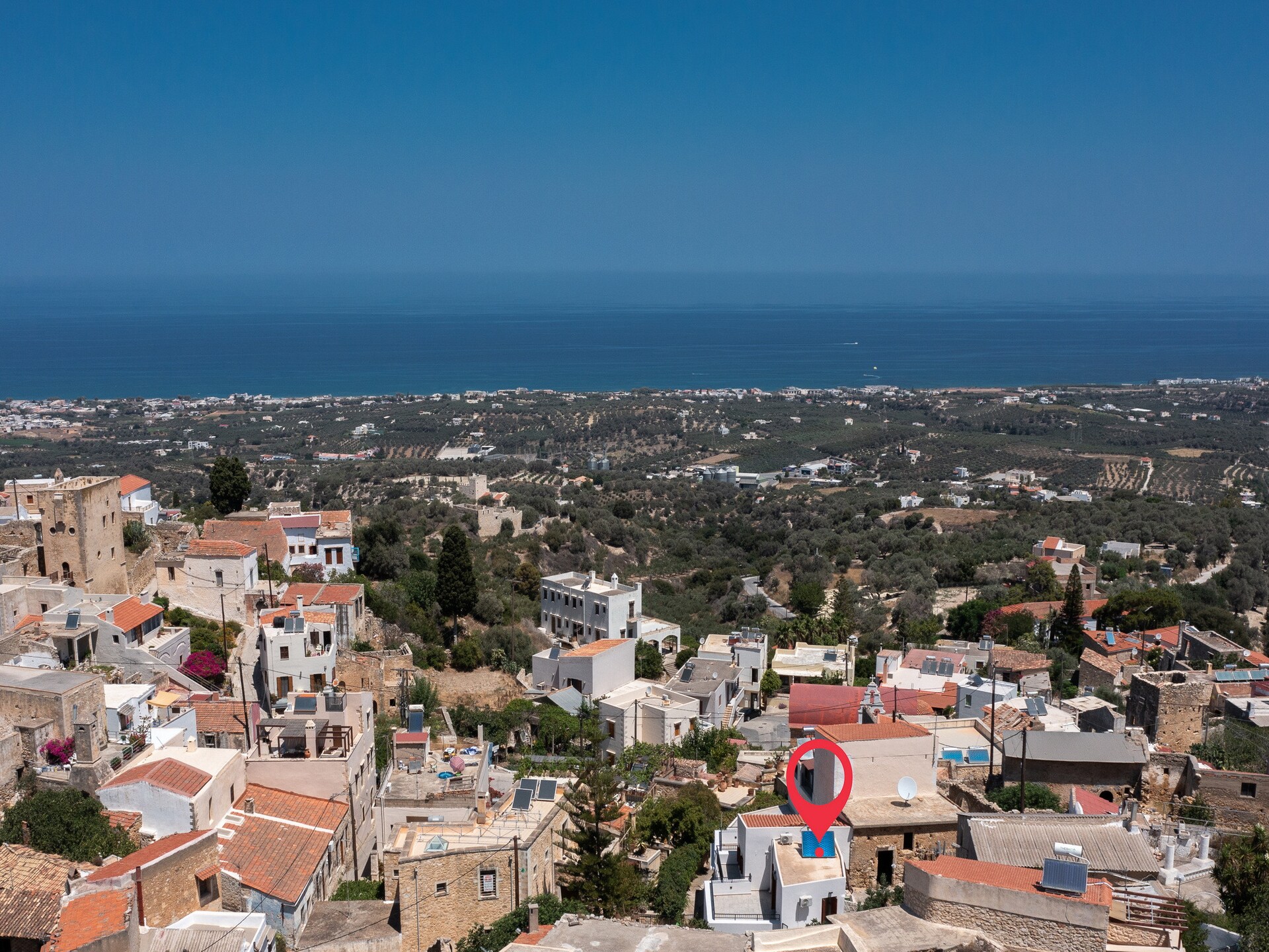 Lichtrijke villa met privézwembad en bergzicht bij Rethymnon - foto 29