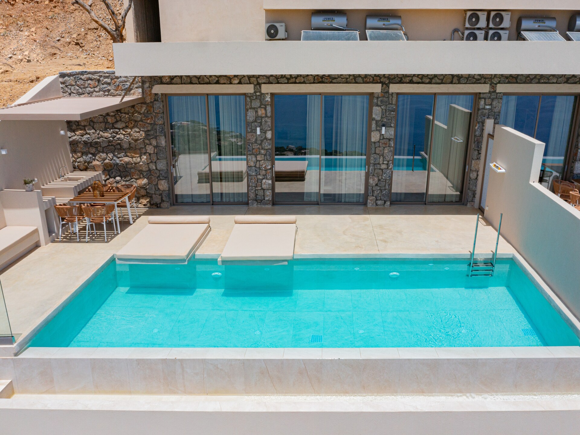 5-persoons villa met privézwembad in Plakias · 55 m² - foto 8