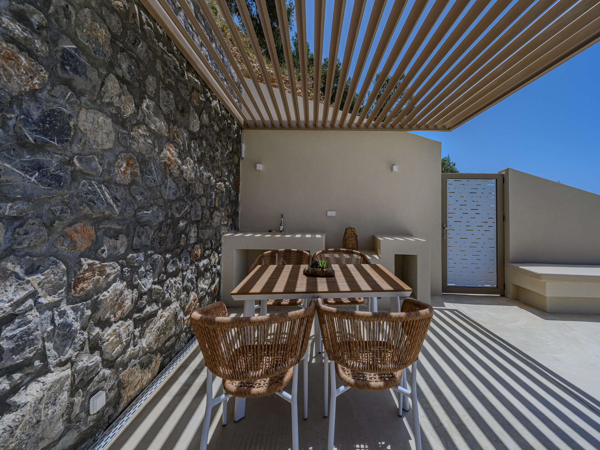 5-persoons villa met privézwembad in Plakias · 55 m² - foto 24
