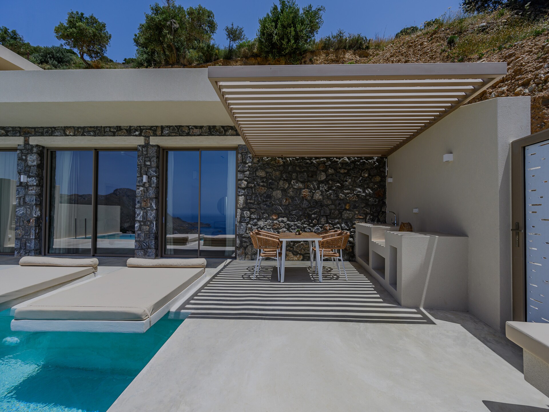 Villa Pyrgos Exquisite 4: privézwembad & uitzicht op zee bij Plakias - foto 6